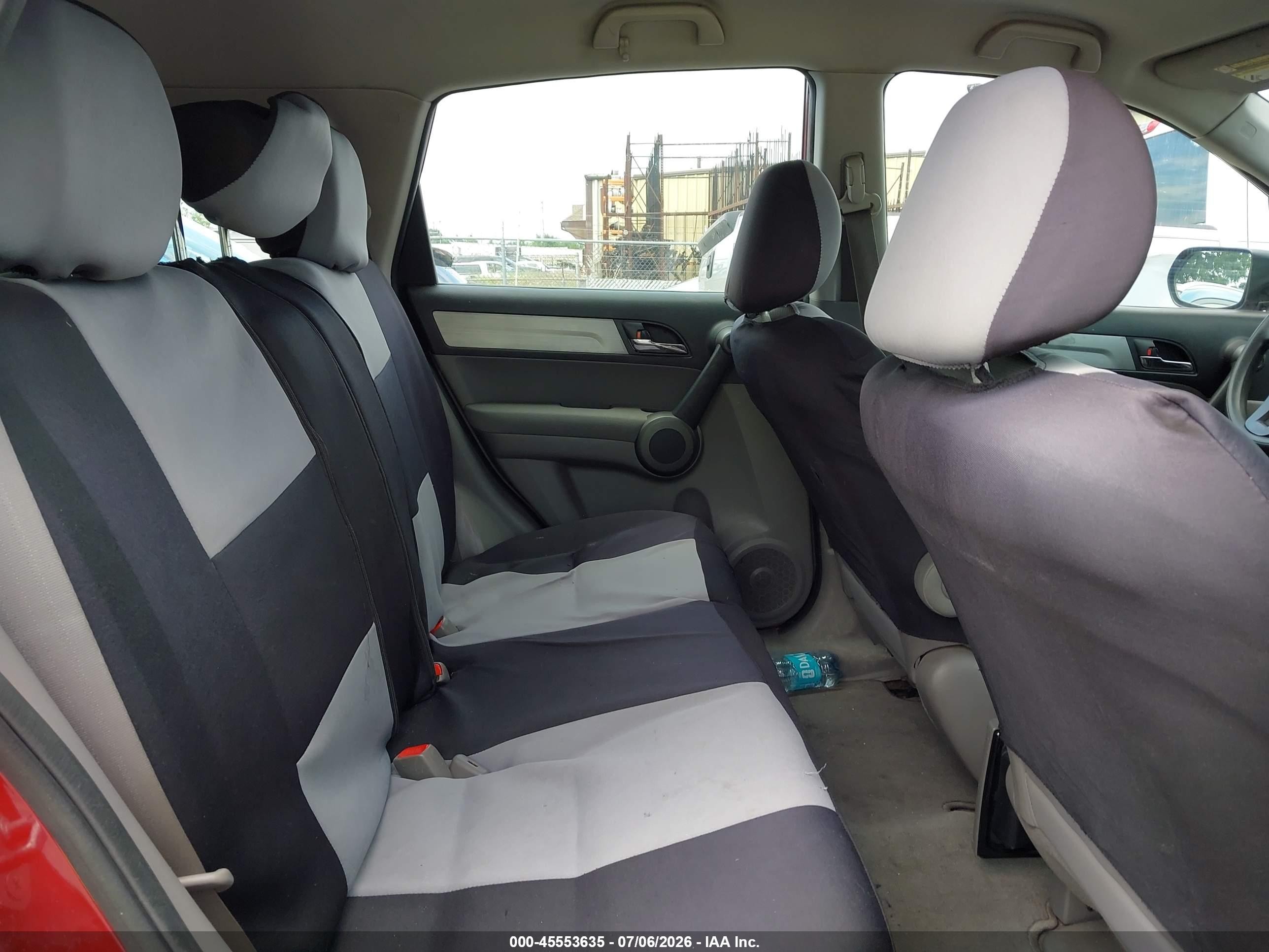 2010 Honda Cr-v Lx Burgundy vin: 5J6RE3H36AL027349
