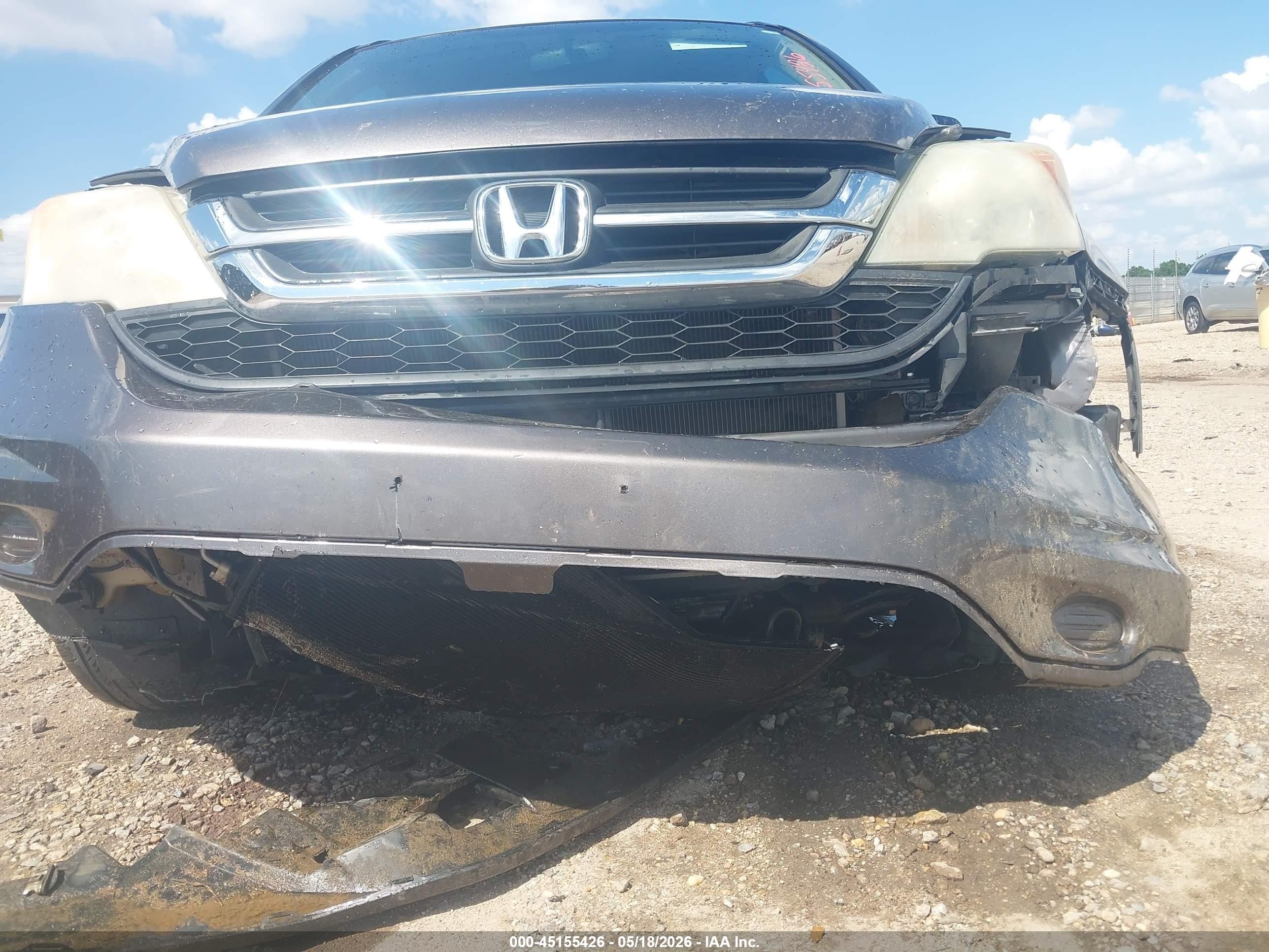 2010 Honda Cr-v Lx Gray vin: 5J6RE3H36AL032616