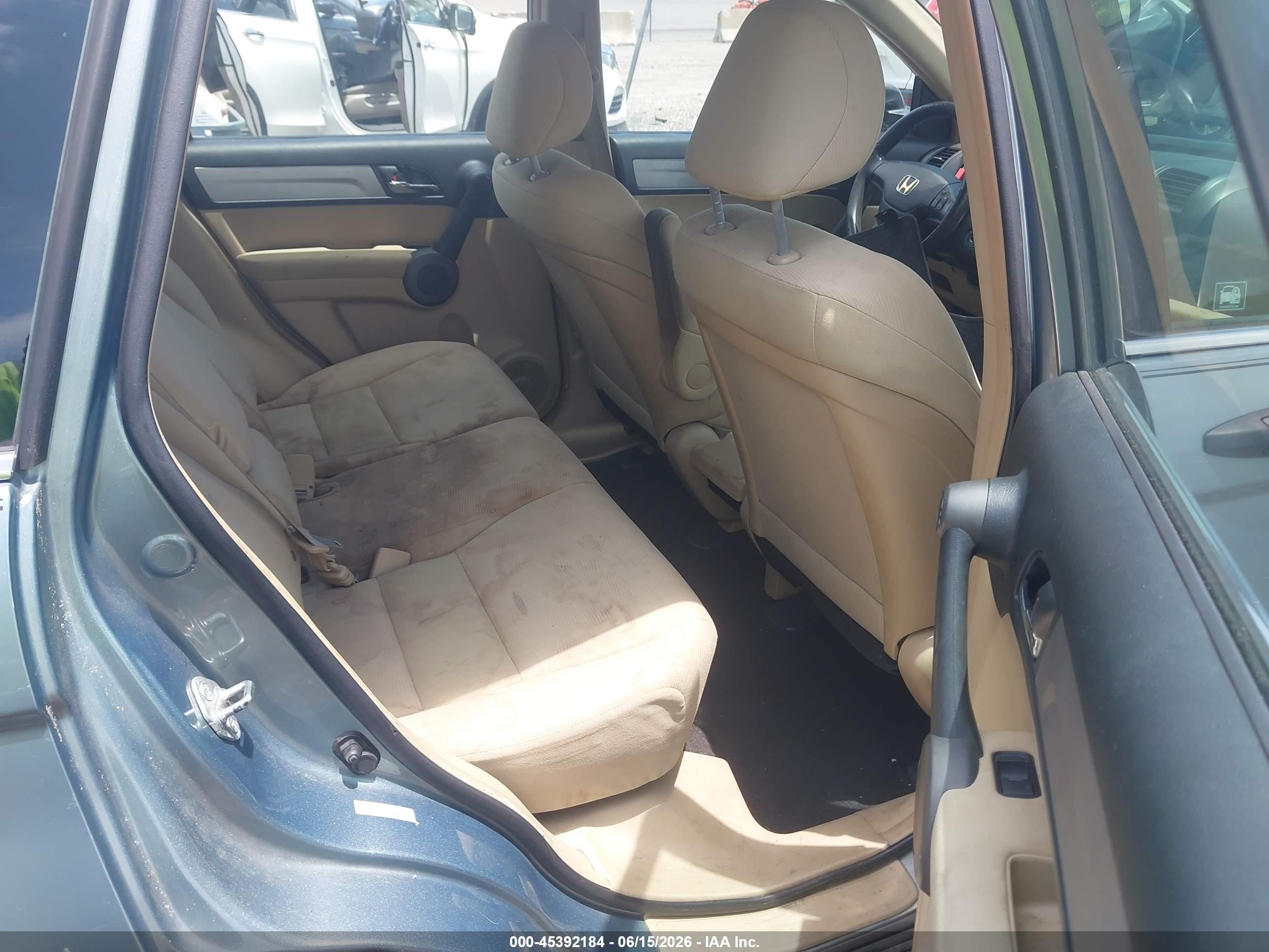 2010 Honda Cr-v Lx Green vin: 5J6RE3H36AL033135
