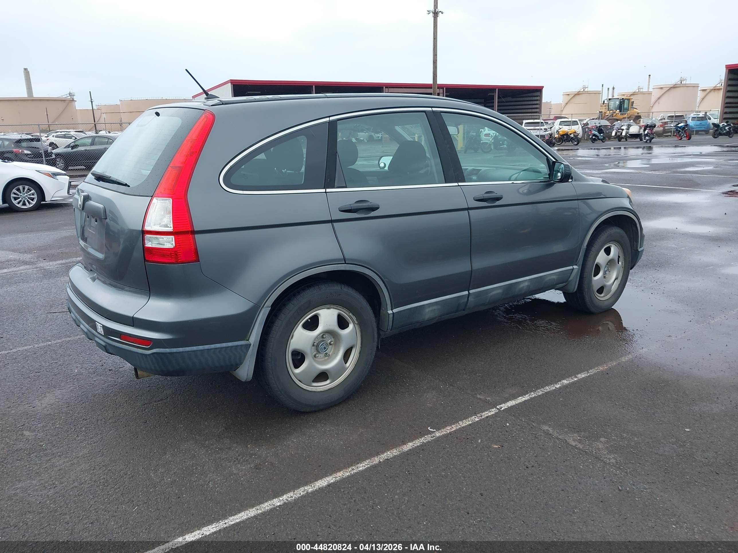2010 Honda Cr-v Lx Gray vin: 5J6RE3H36AL044149