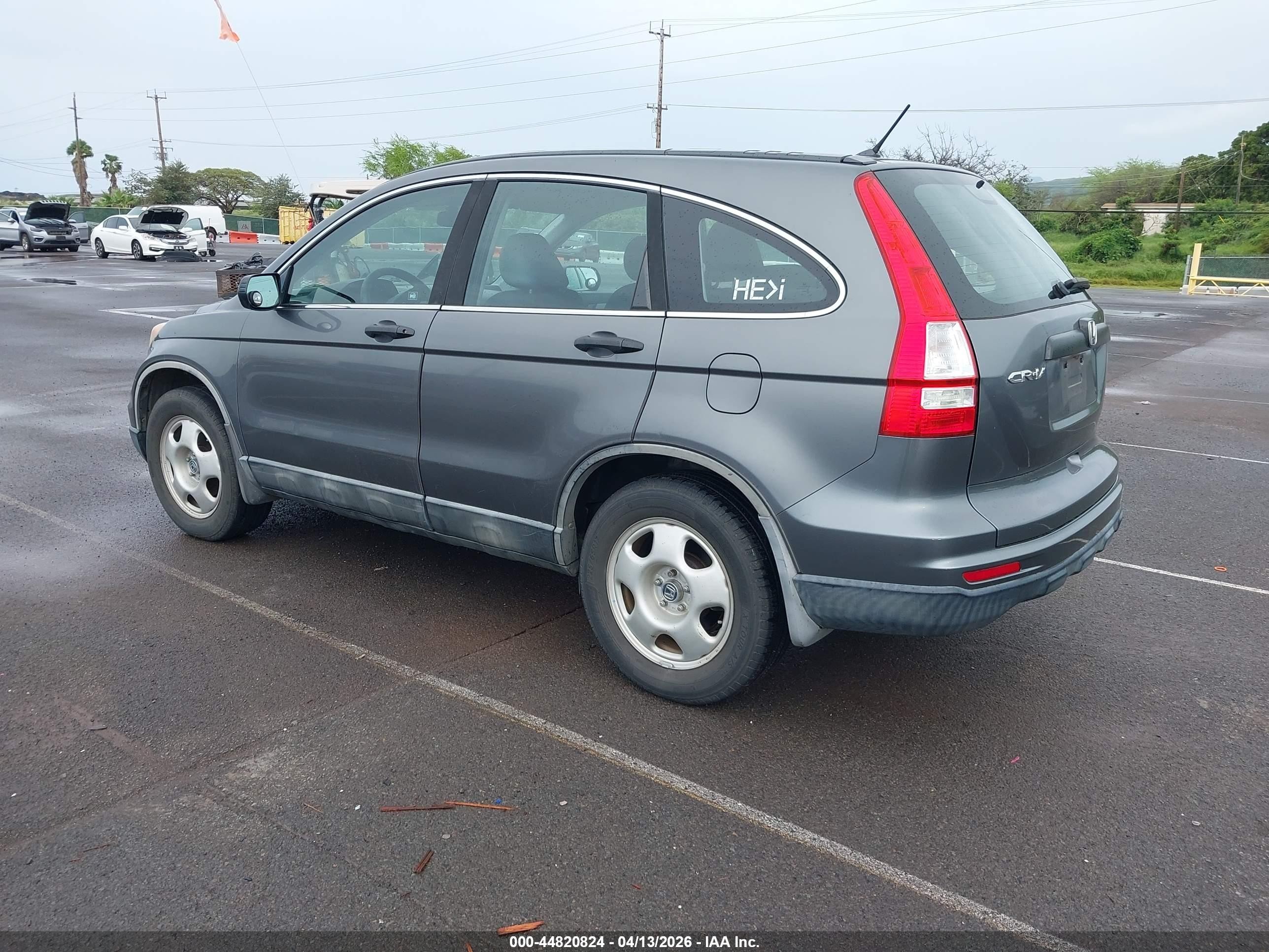 2010 Honda Cr-v Lx Gray vin: 5J6RE3H36AL044149