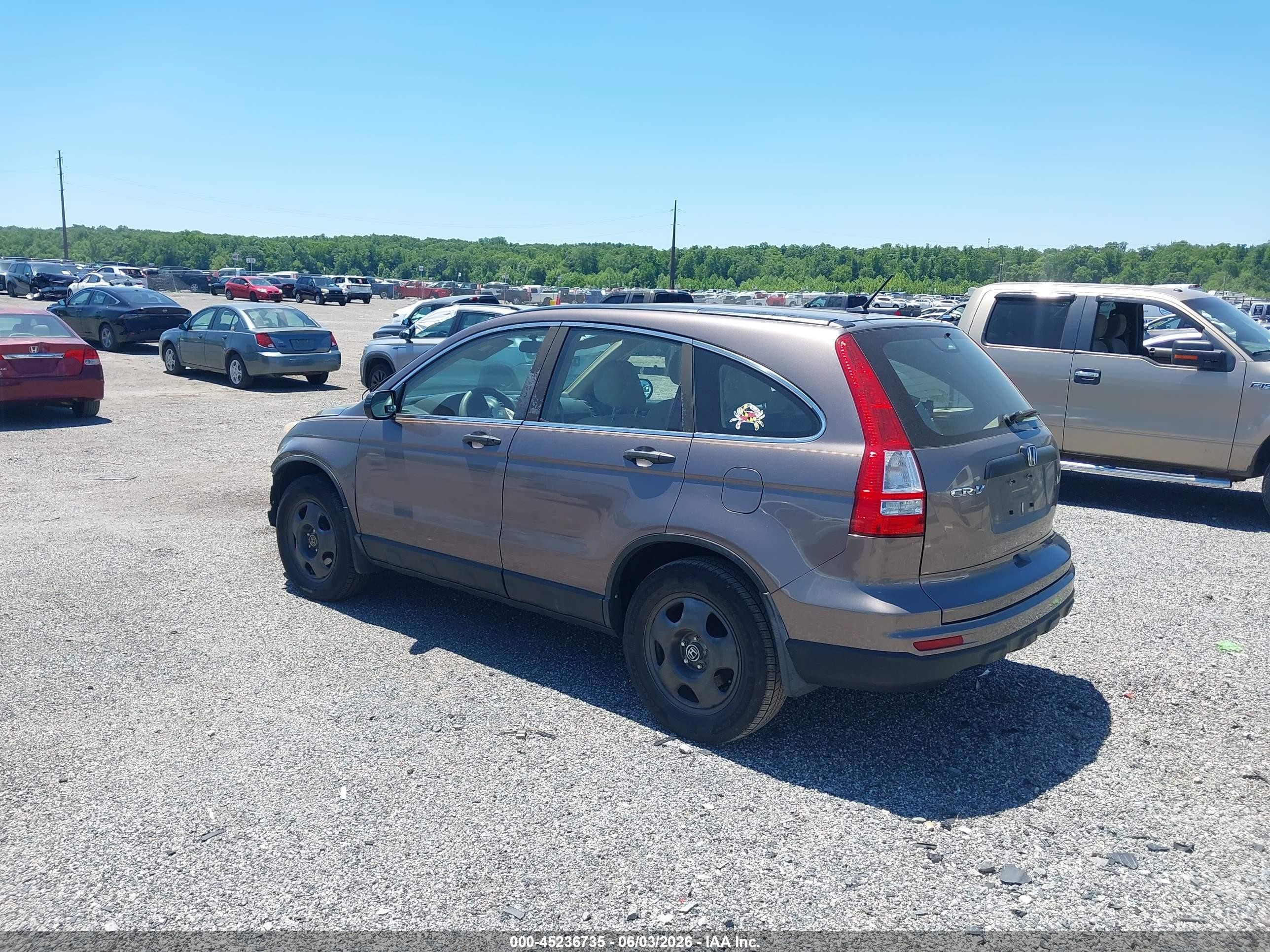 2011 Honda Cr-v Lx Brown vin: 5J6RE3H36BL001366