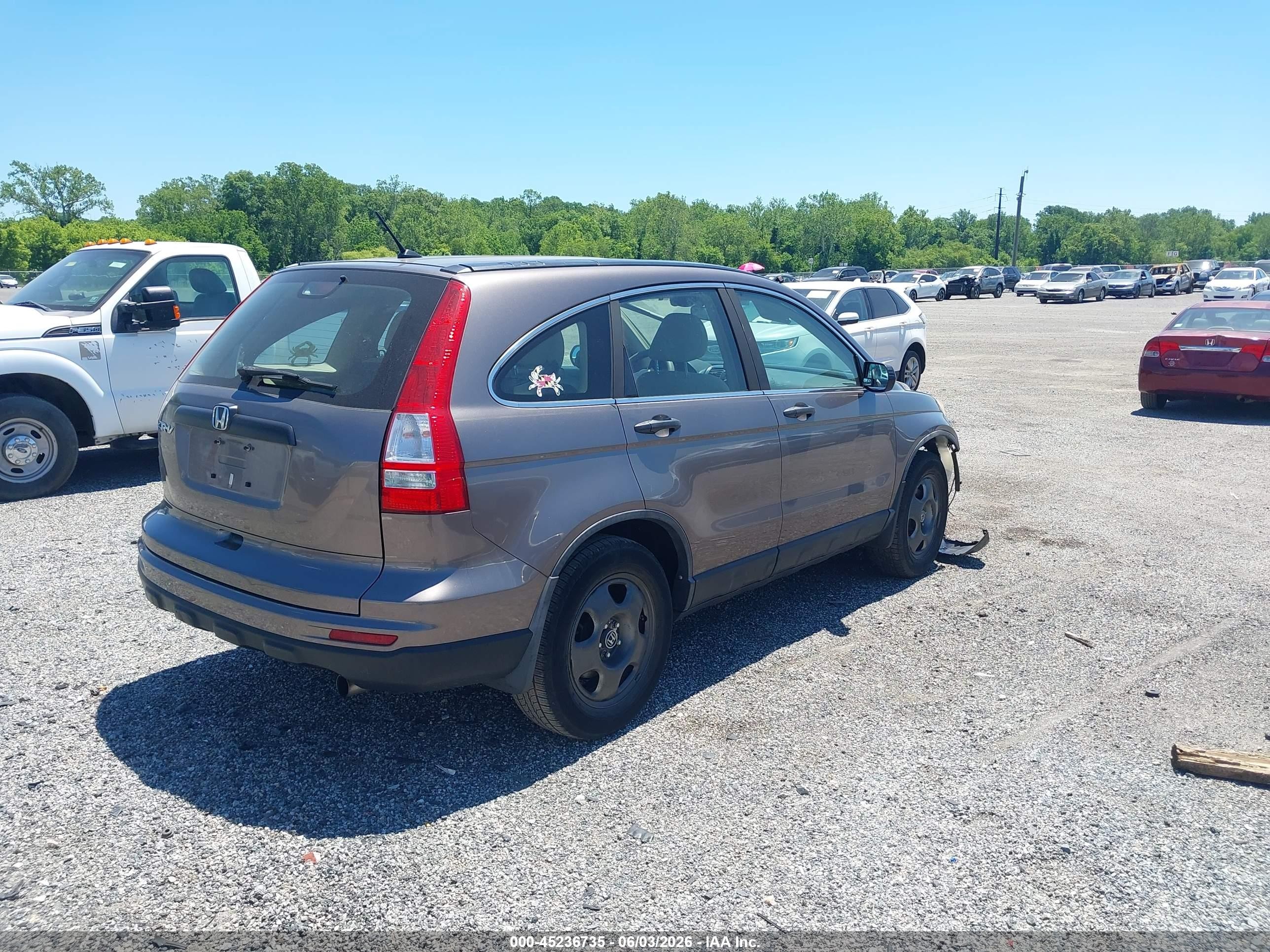 2011 Honda Cr-v Lx Brown vin: 5J6RE3H36BL001366
