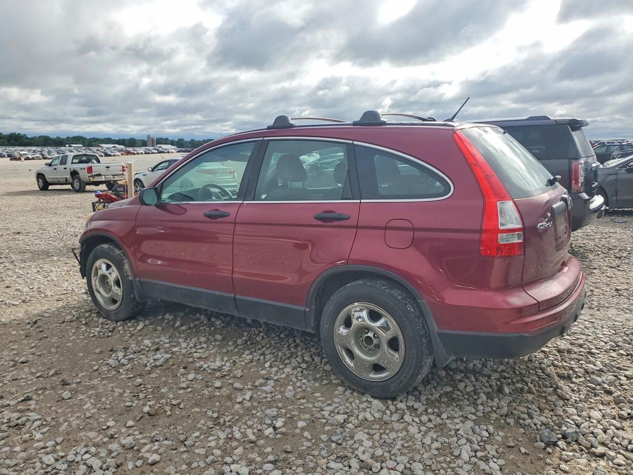 2011 Honda Cr-v Lx Burgundy vin: 5J6RE3H36BL060322
