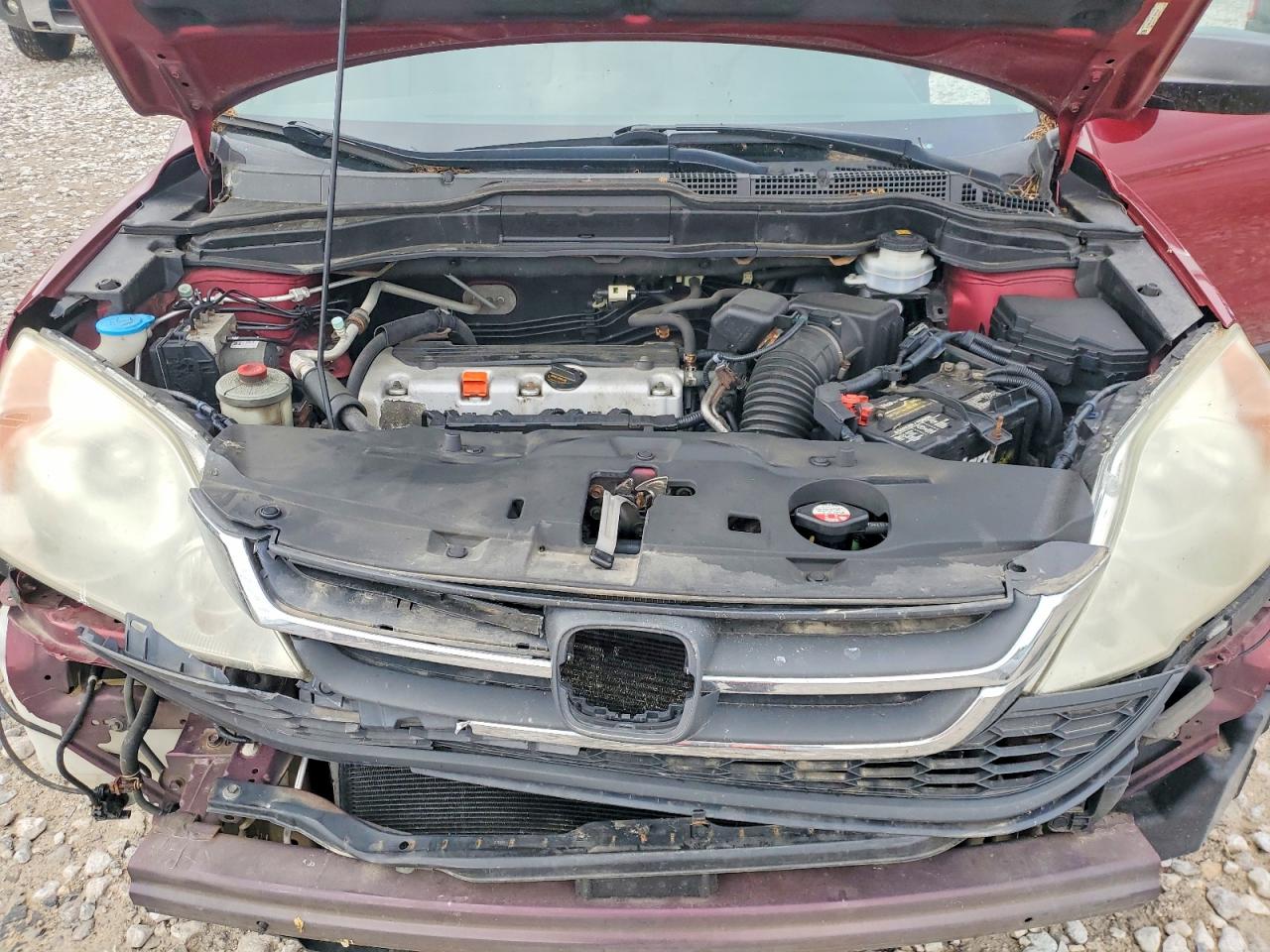 2011 Honda Cr-v Lx Burgundy vin: 5J6RE3H36BL060322