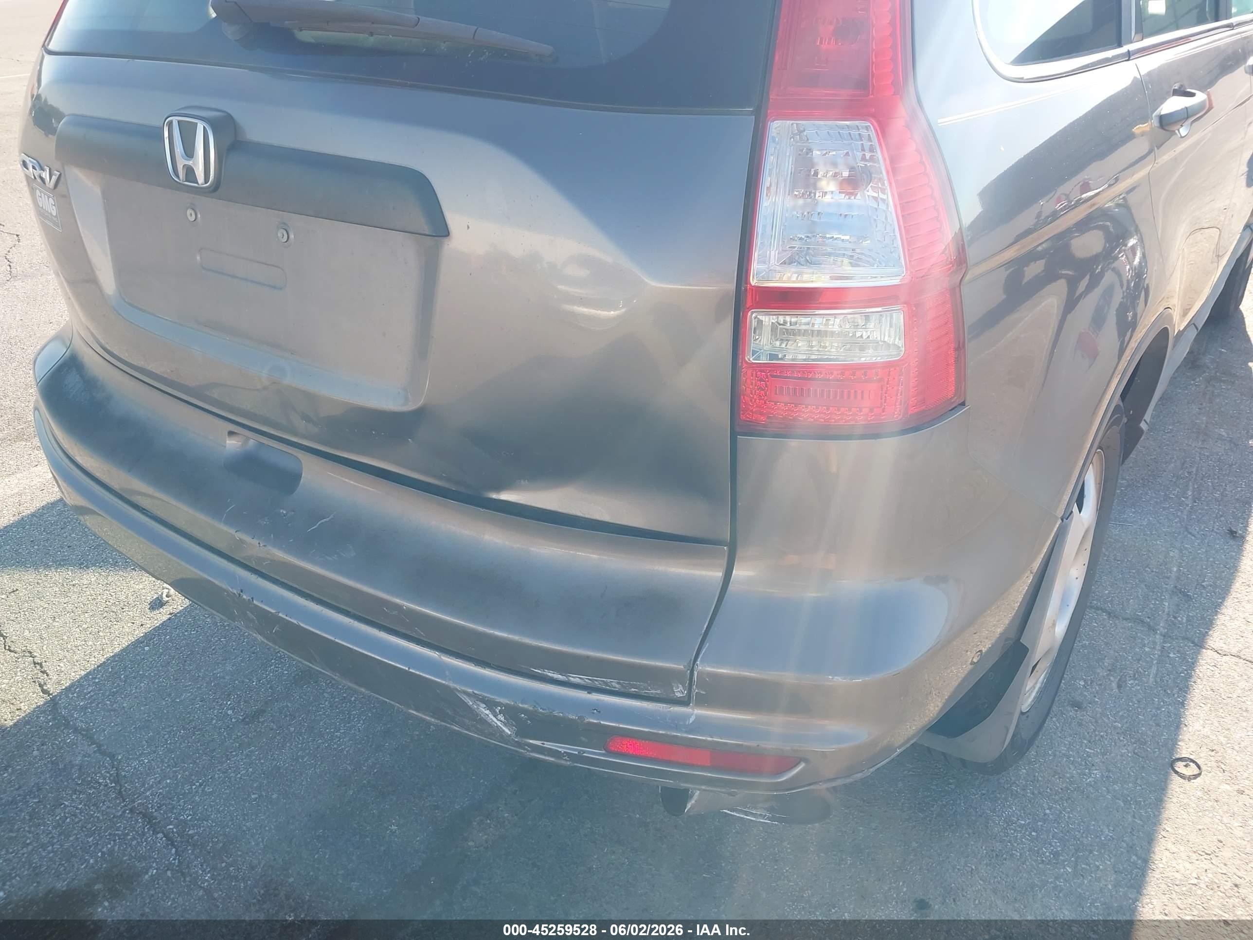 2010 Honda Cr-v Lx Gray vin: 5J6RE3H37AL018224