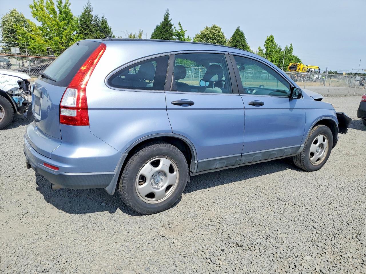 2010 Honda Cr-v Lx Blue vin: 5J6RE3H37AL023469