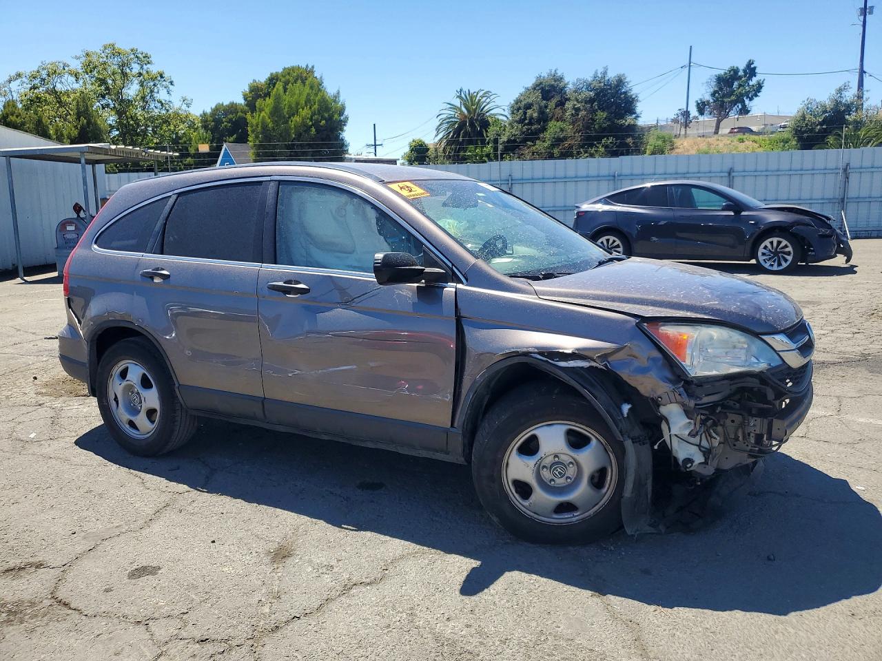 2010 Honda Cr-v Lx Gray vin: 5J6RE3H37AL032561