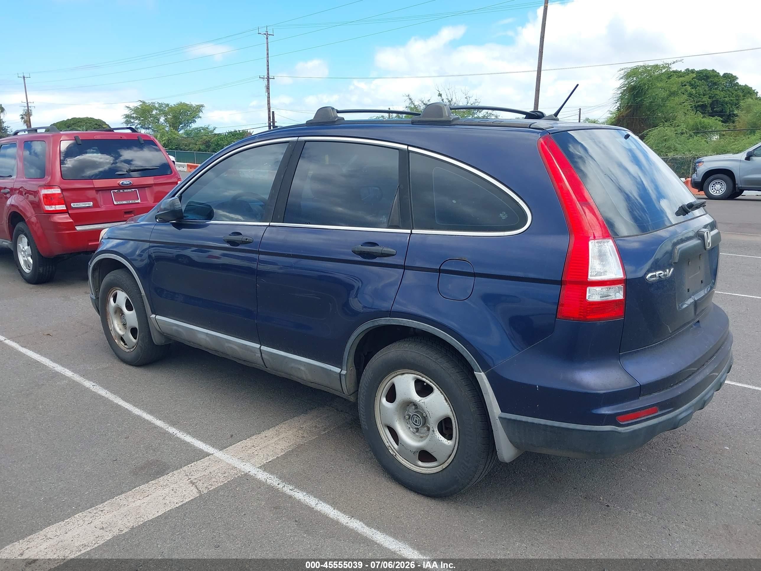 2010 Honda Cr-v Lx Синий vin: 5J6RE3H38AL002193
