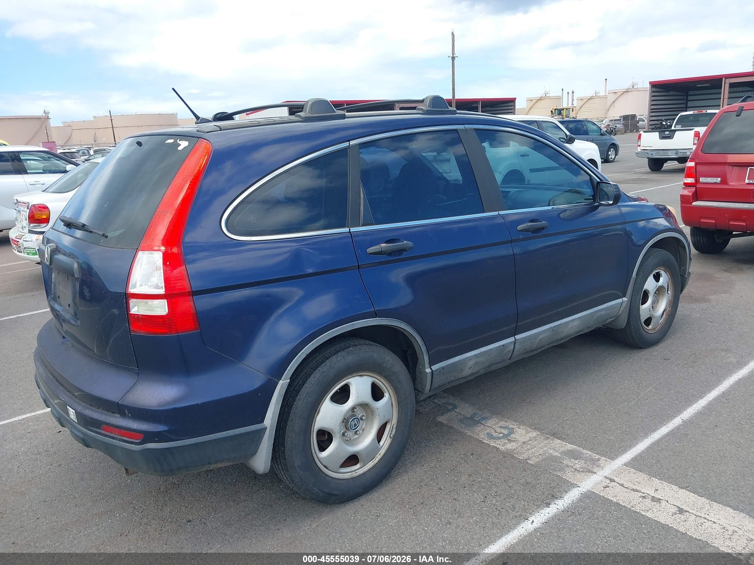 2010 Honda Cr-v Lx Синий vin: 5J6RE3H38AL002193