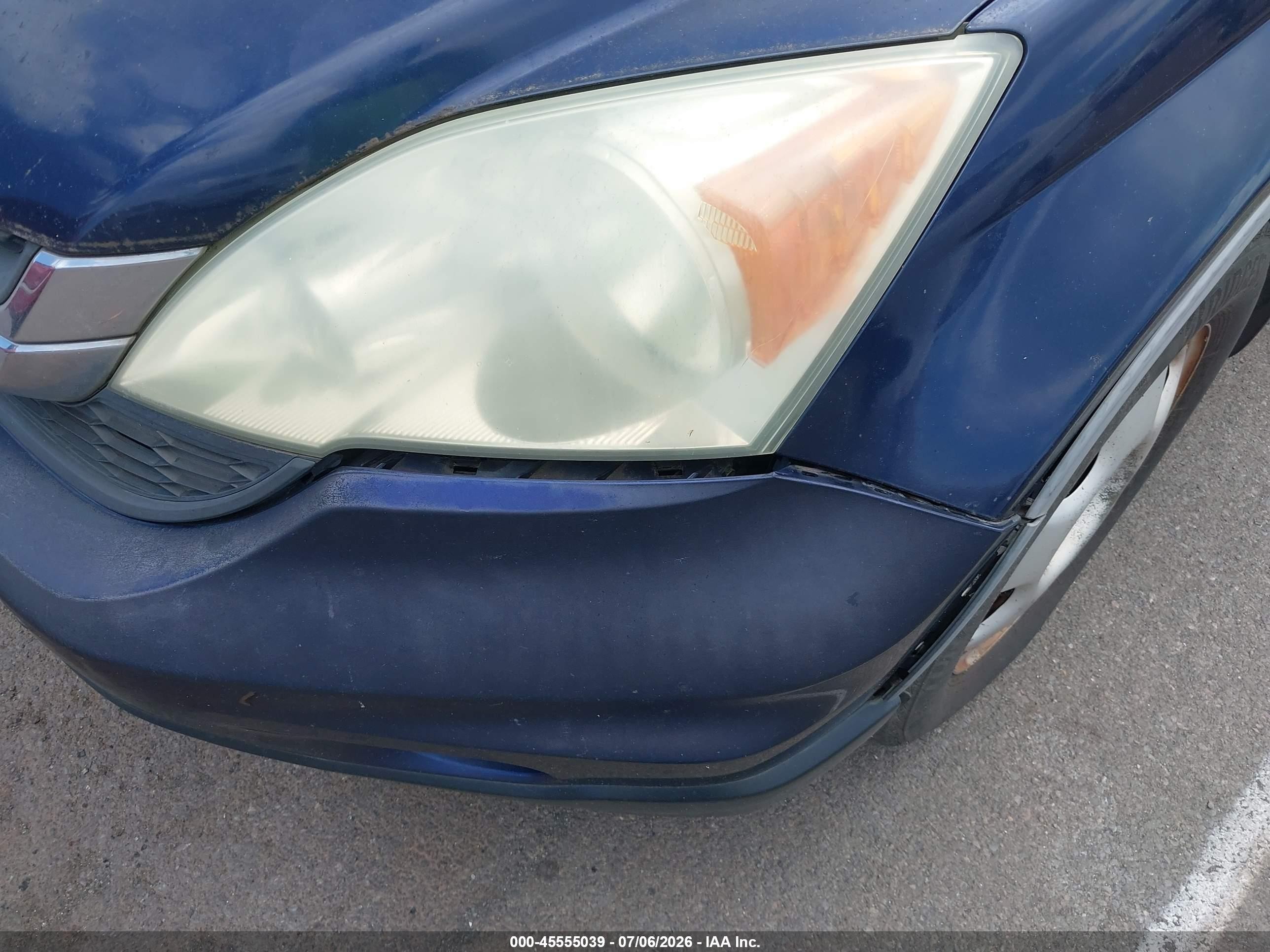 2010 Honda Cr-v Lx Синий vin: 5J6RE3H38AL002193