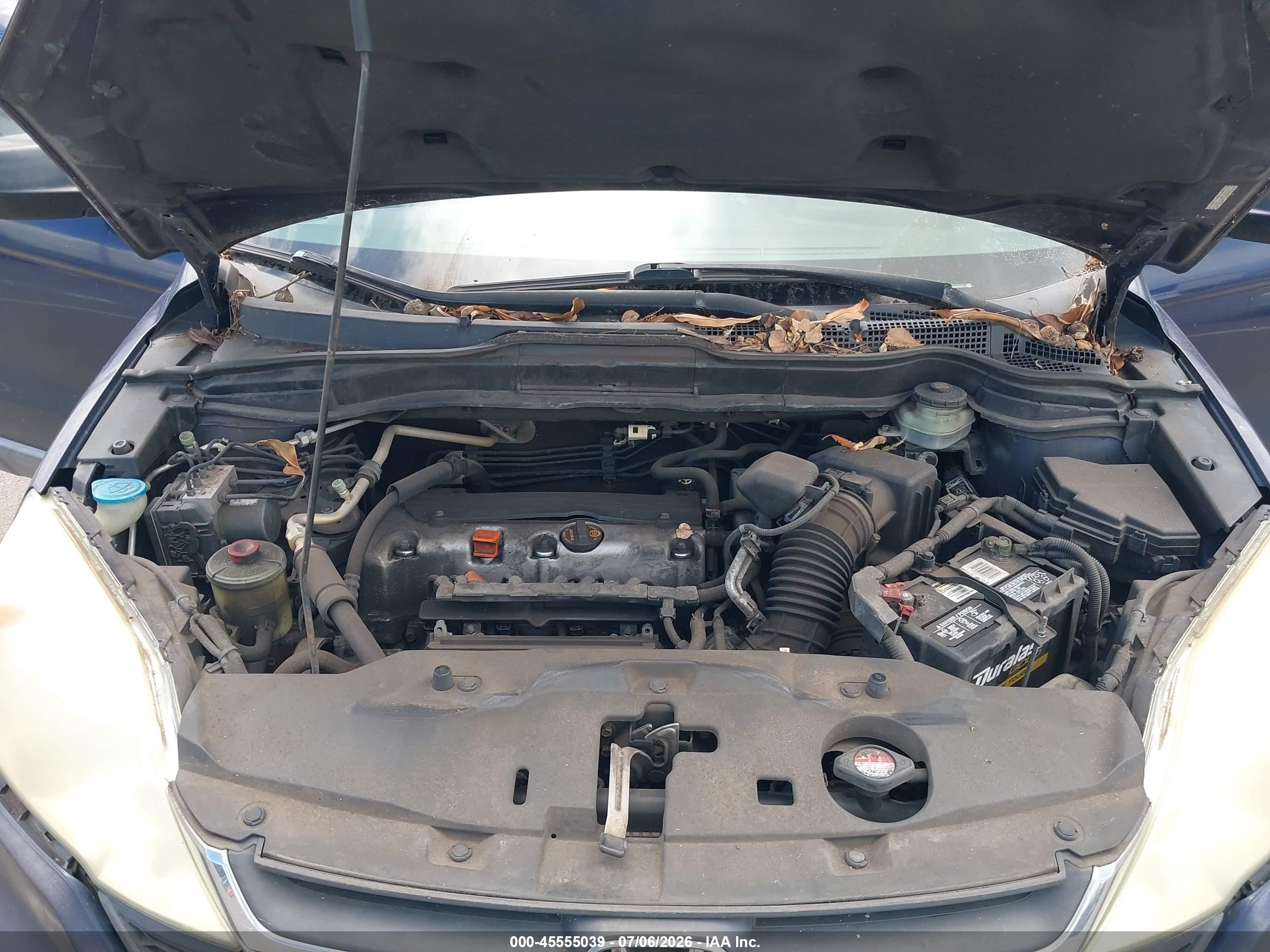 2010 Honda Cr-v Lx Синий vin: 5J6RE3H38AL002193