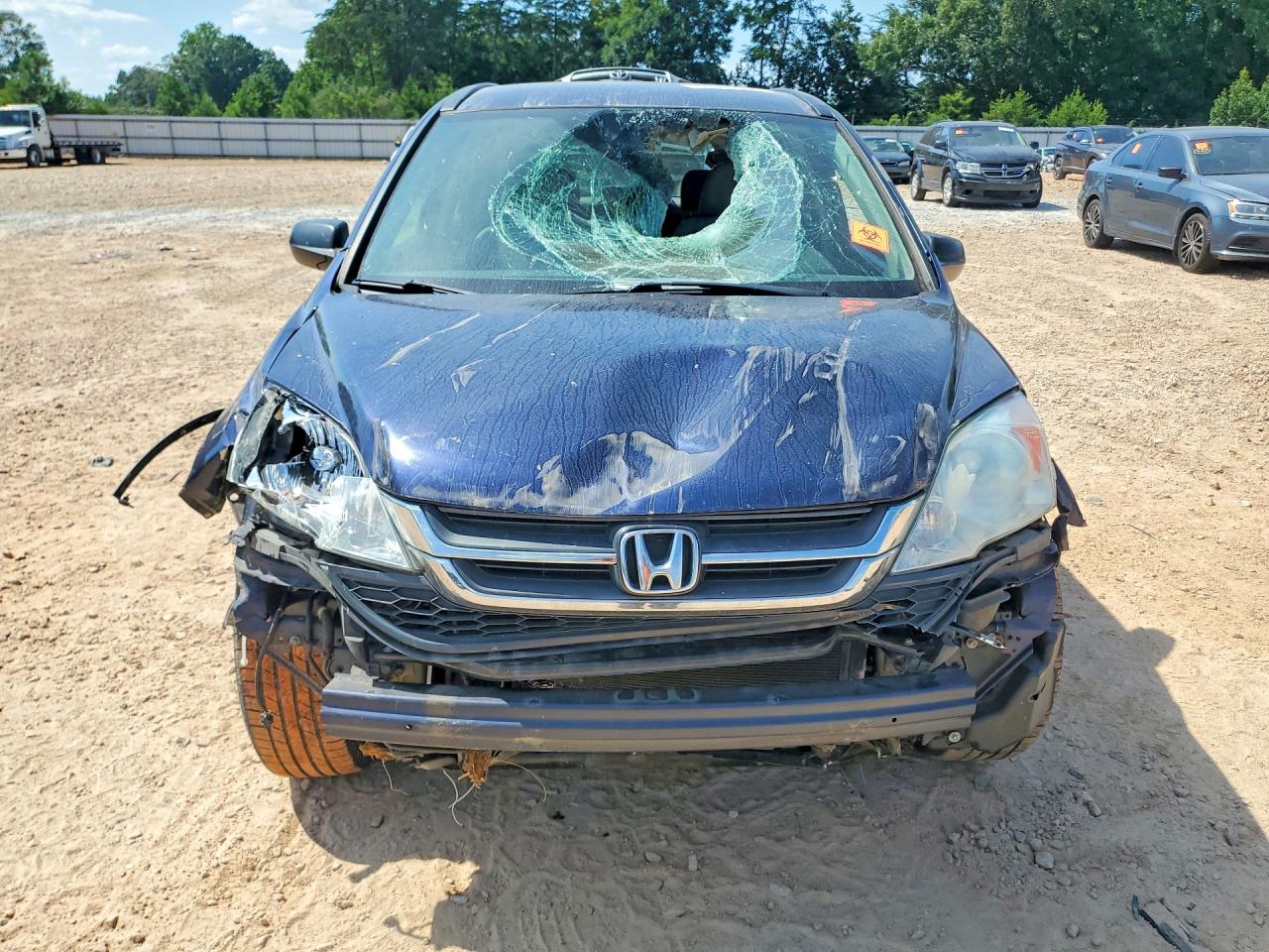 2010 Honda Cr-v Lx Blue vin: 5J6RE3H38AL010004