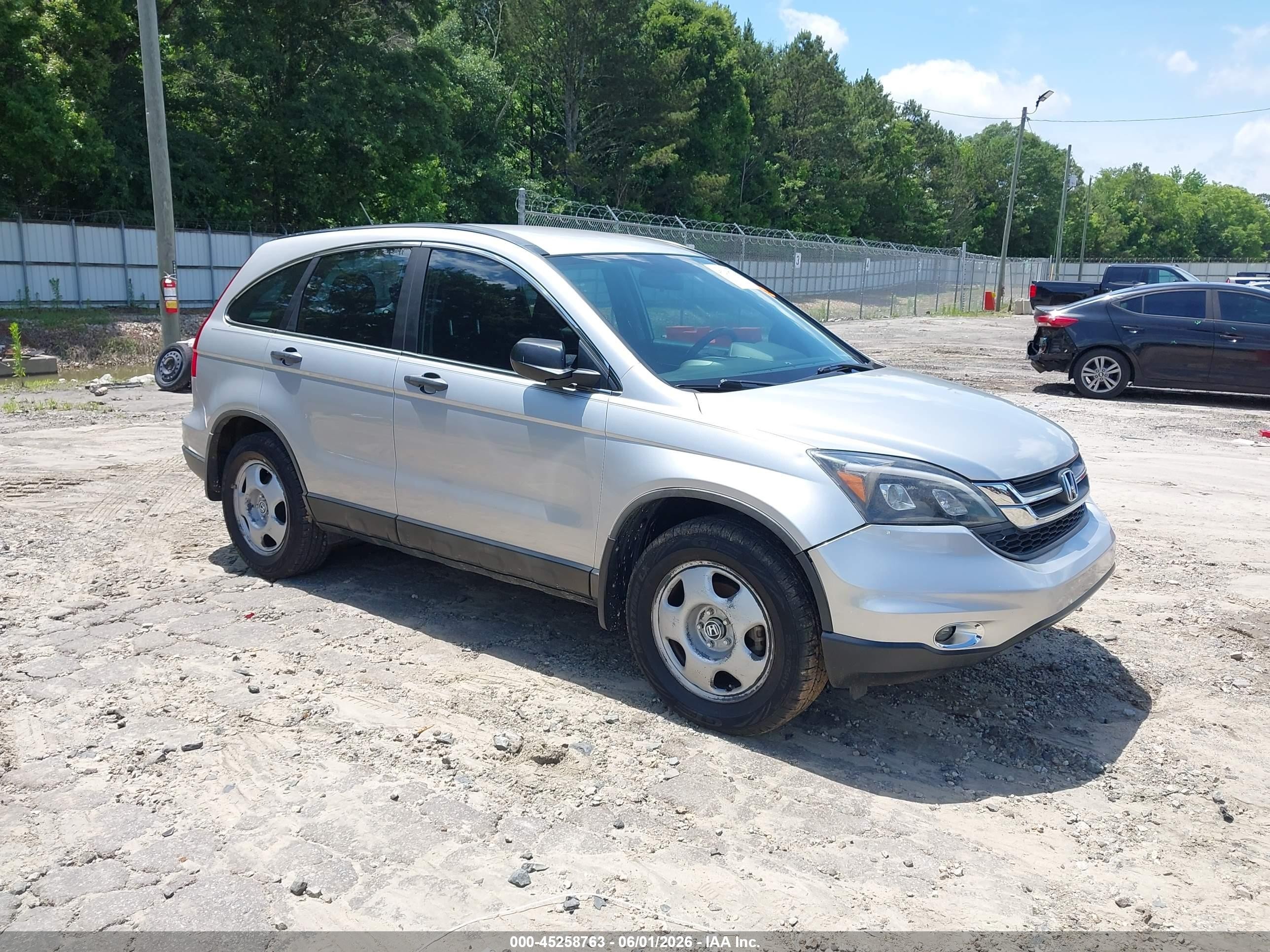 2010 Honda Cr-v Lx Silver vin: 5J6RE3H38AL016692