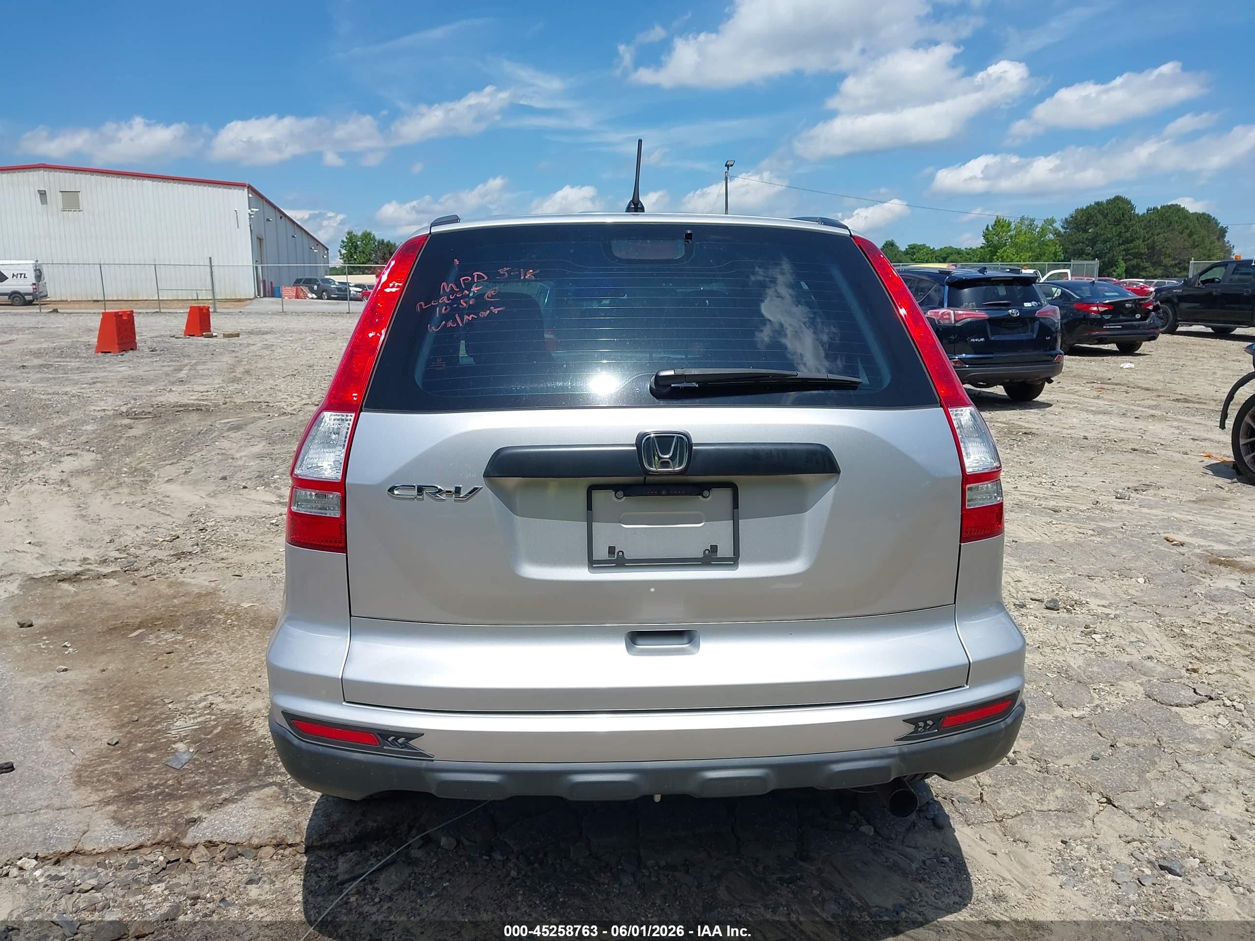 2010 Honda Cr-v Lx Silver vin: 5J6RE3H38AL016692