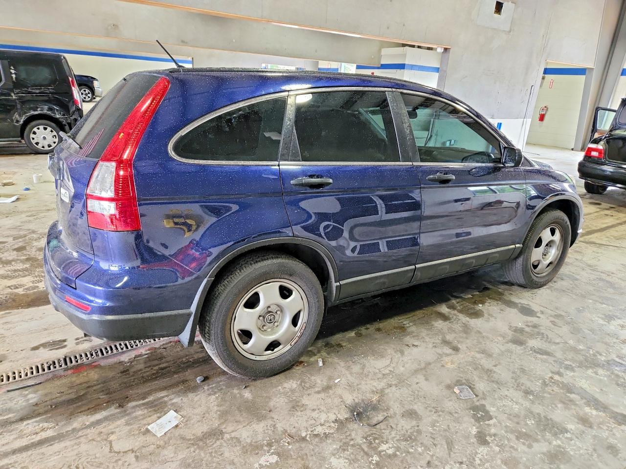 2010 Honda Cr-v Lx Blue vin: 5J6RE3H38AL029894