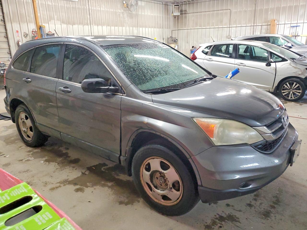 2010 Honda Cr-v Lx Gray vin: 5J6RE3H38AL033539