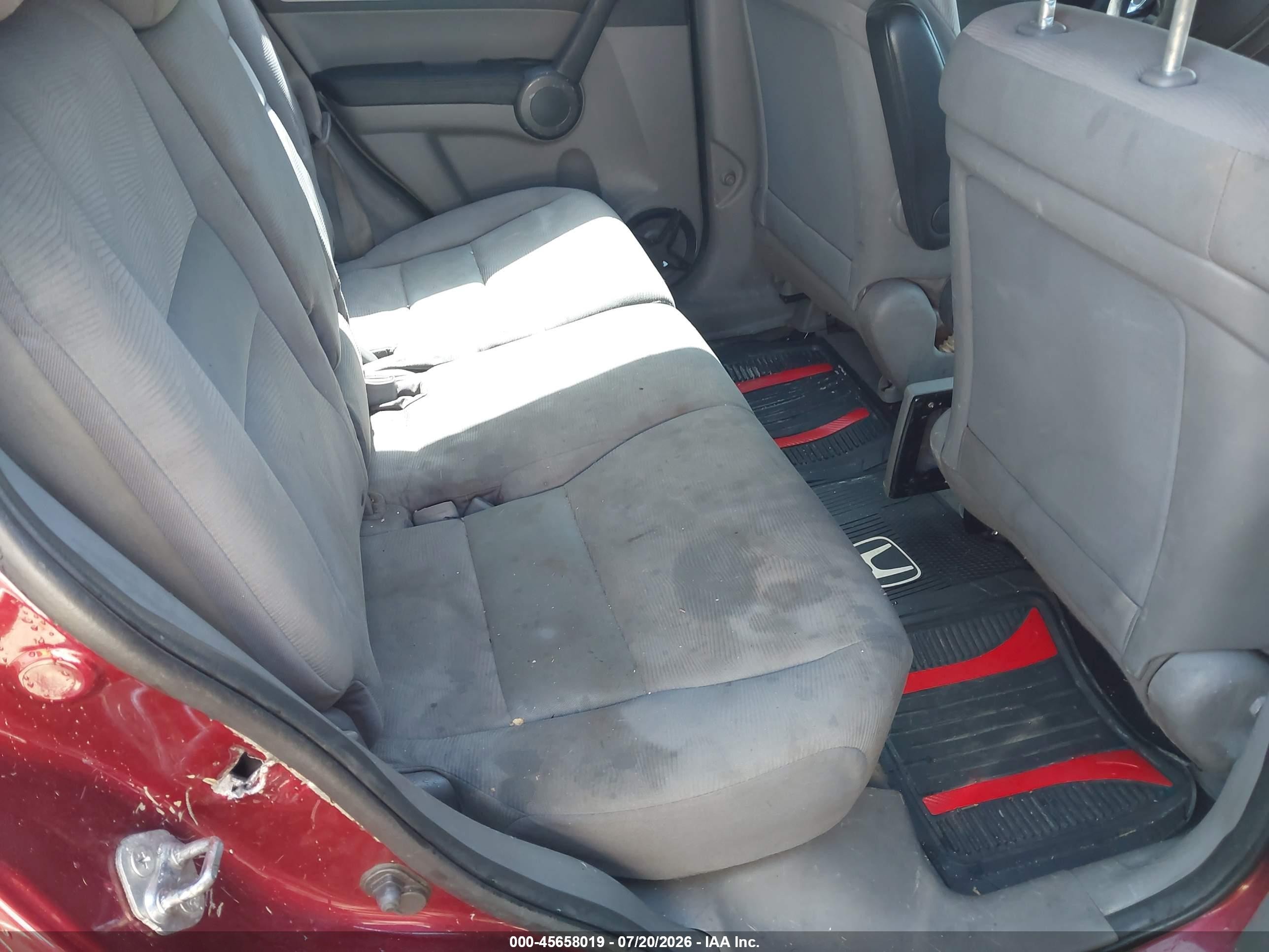 2010 Honda Cr-v Lx Maroon vin: 5J6RE3H39AL024431