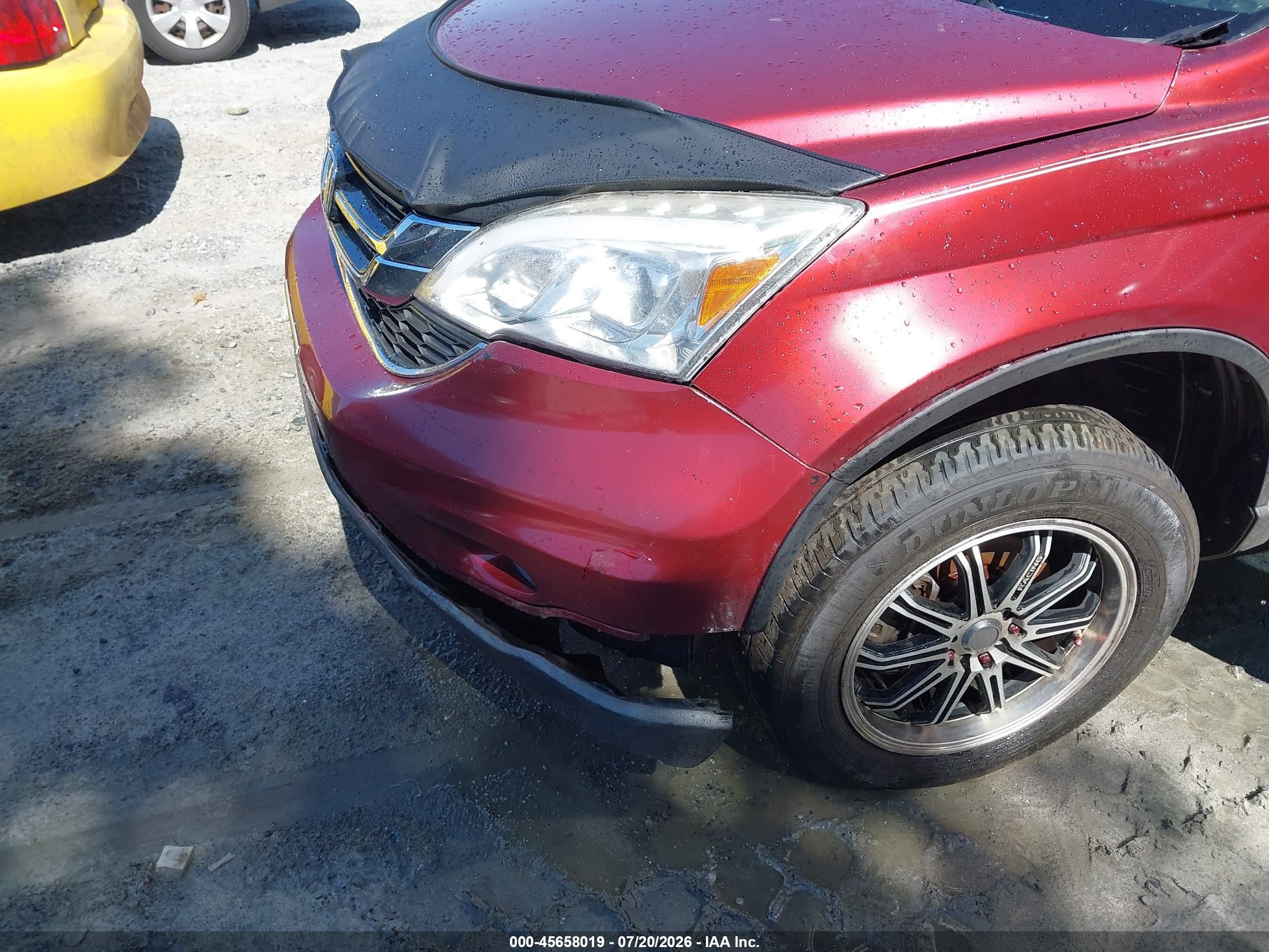 2010 Honda Cr-v Lx Maroon vin: 5J6RE3H39AL024431
