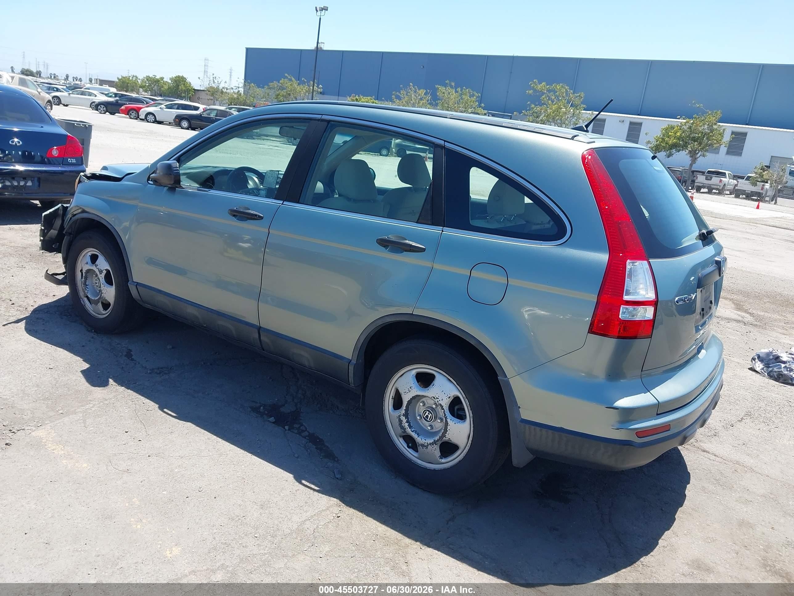2011 Honda Cr-v Lx Бирюзовый vin: 5J6RE3H39BL004245