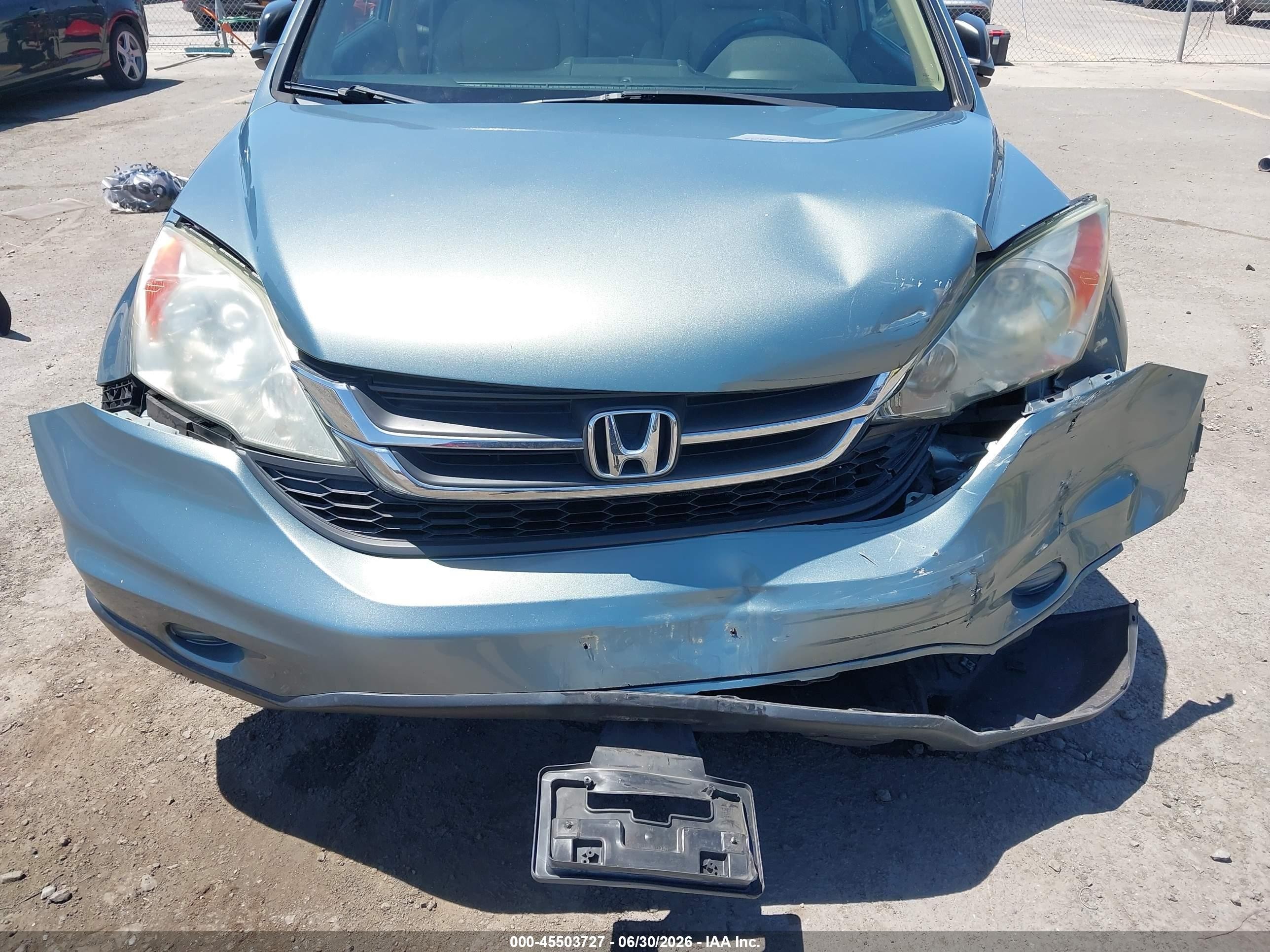 2011 Honda Cr-v Lx Бирюзовый vin: 5J6RE3H39BL004245