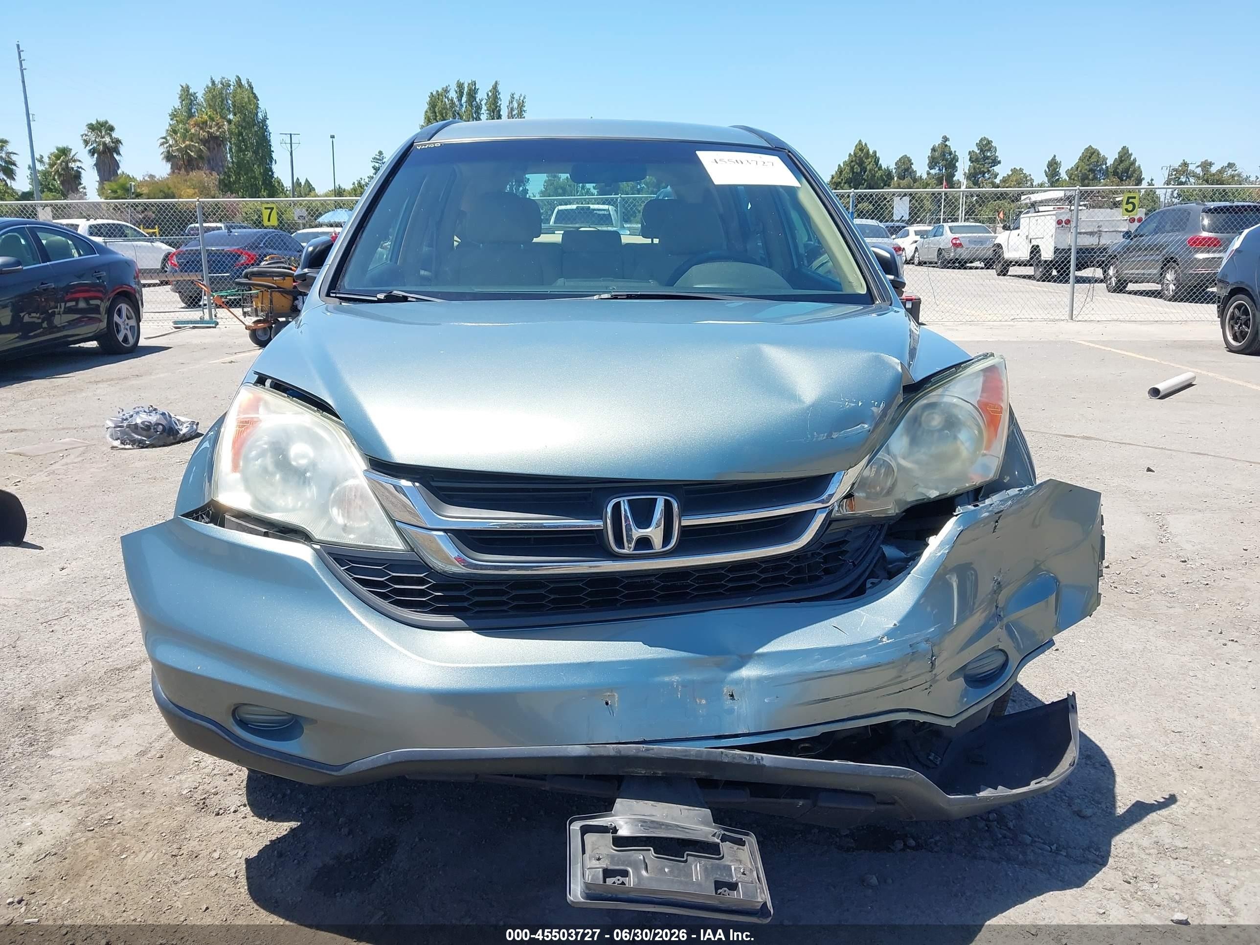 2011 Honda Cr-v Lx Бирюзовый vin: 5J6RE3H39BL004245