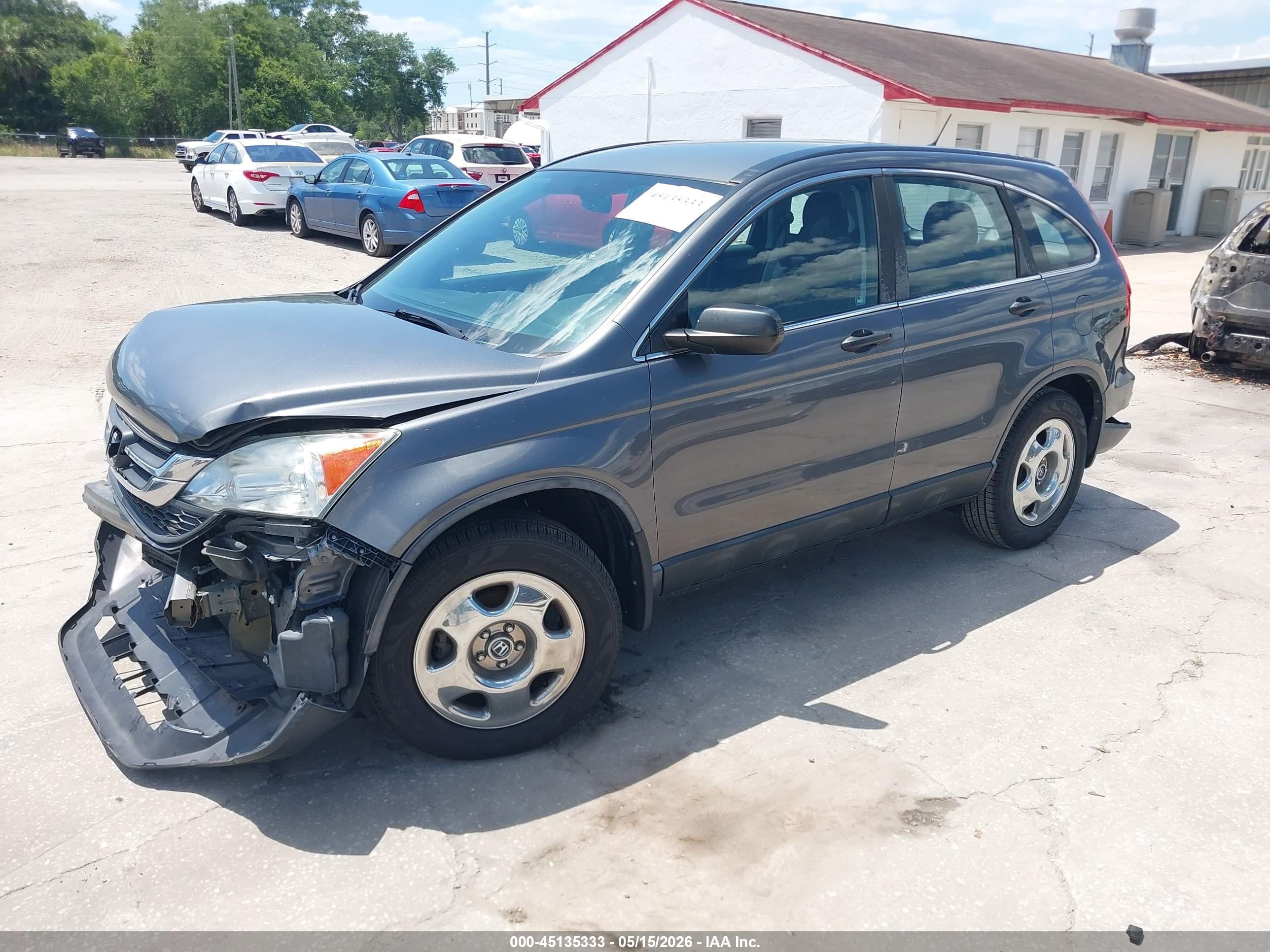 2011 Honda Cr-v Lx Серый vin: 5J6RE3H39BL025659