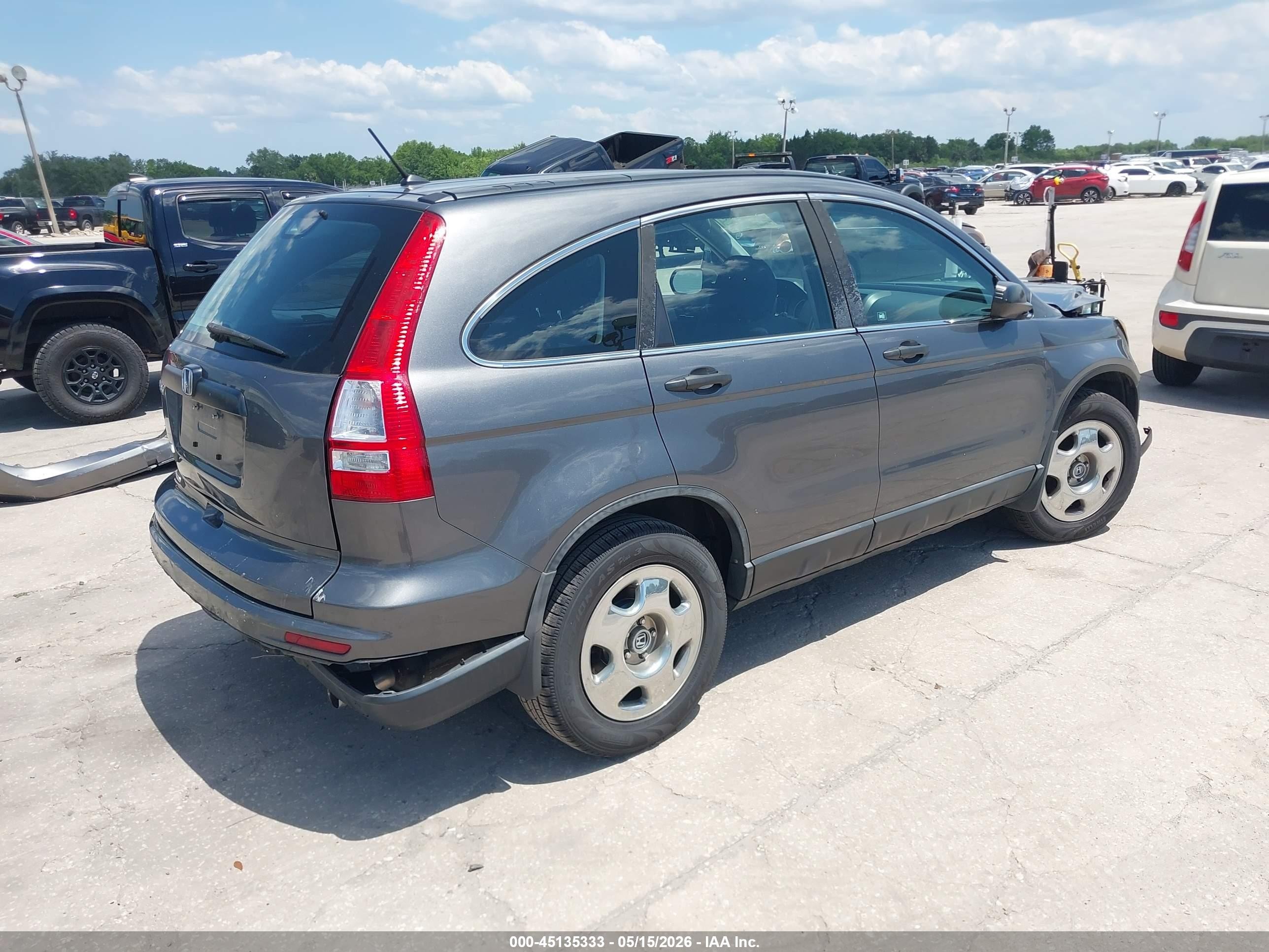 2011 Honda Cr-v Lx Серый vin: 5J6RE3H39BL025659