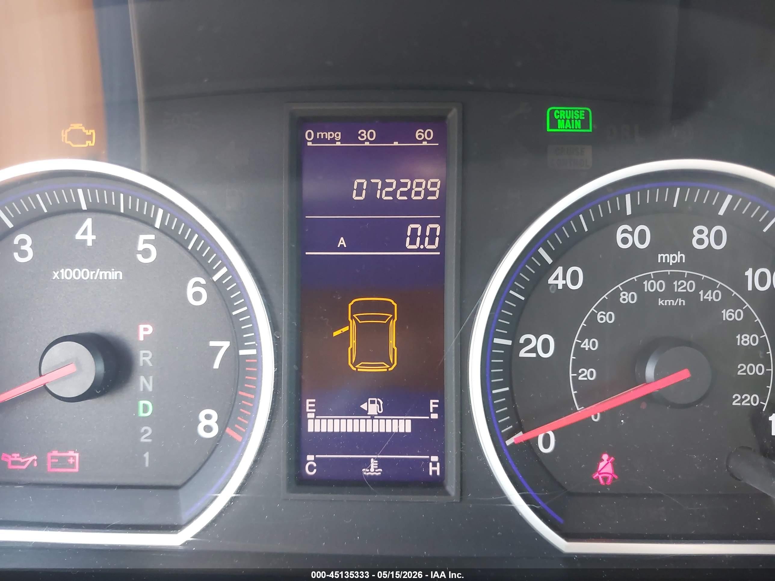 2011 Honda Cr-v Lx Серый vin: 5J6RE3H39BL025659