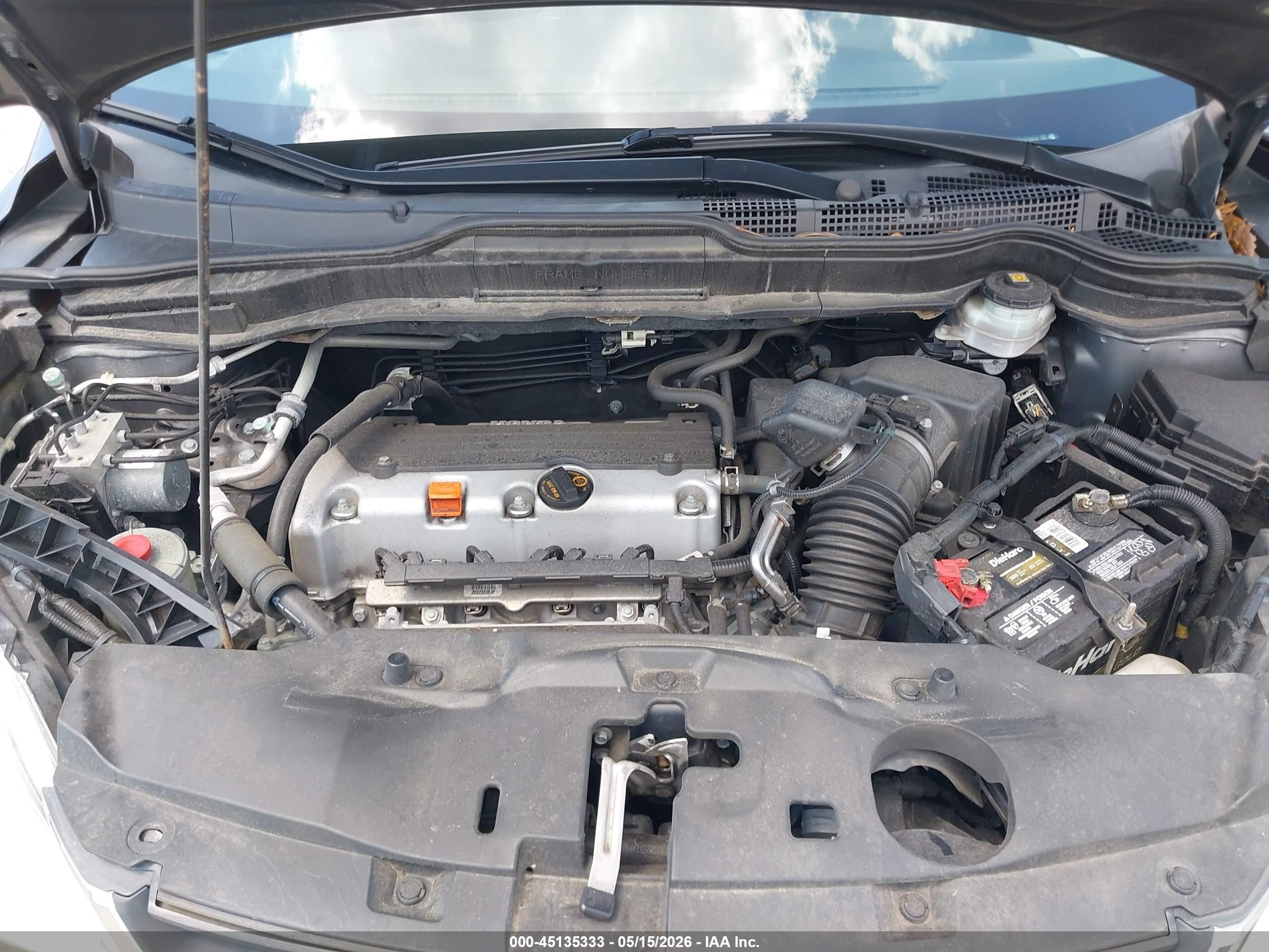 2011 Honda Cr-v Lx Серый vin: 5J6RE3H39BL025659