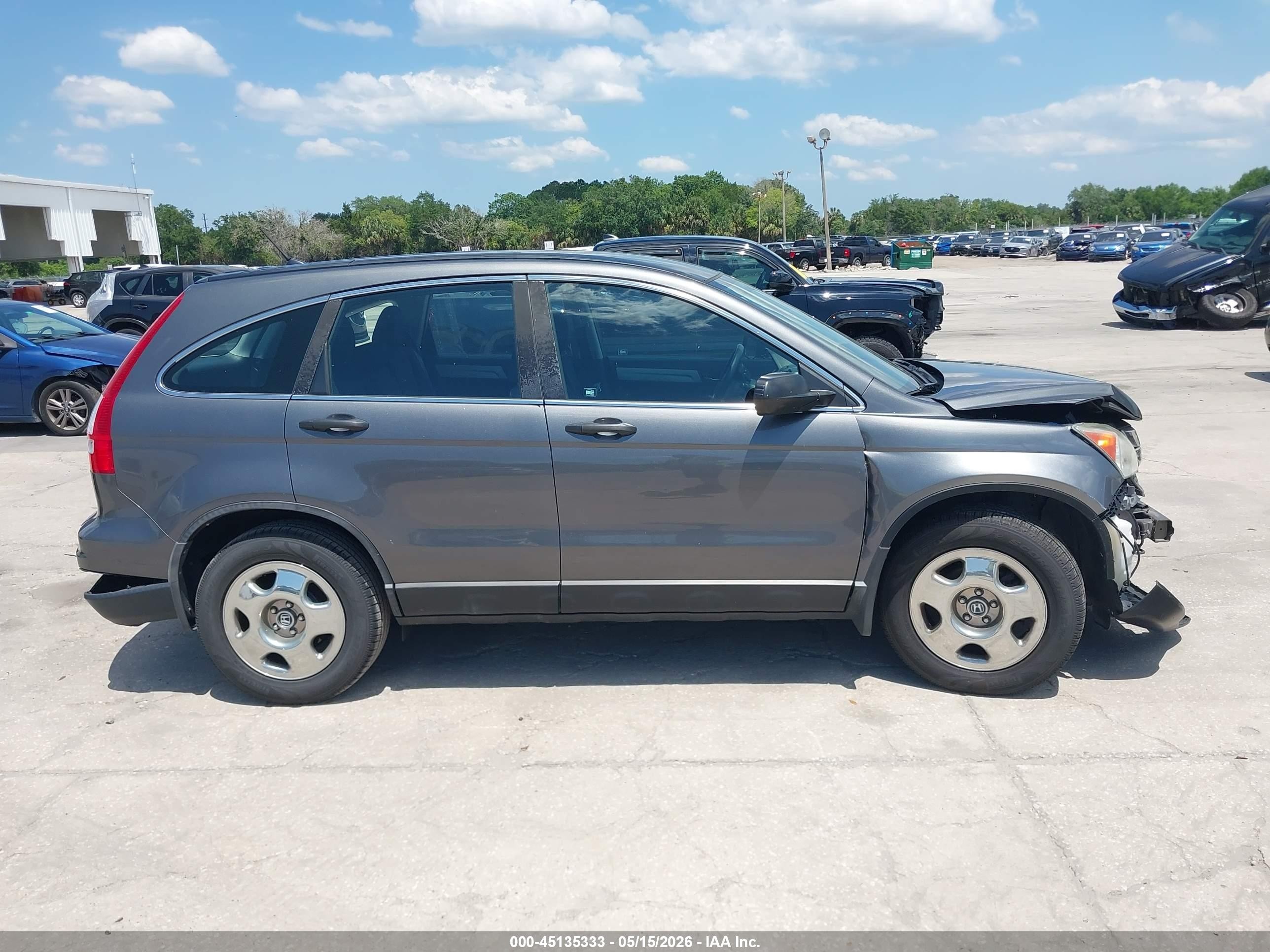 2011 Honda Cr-v Lx Серый vin: 5J6RE3H39BL025659