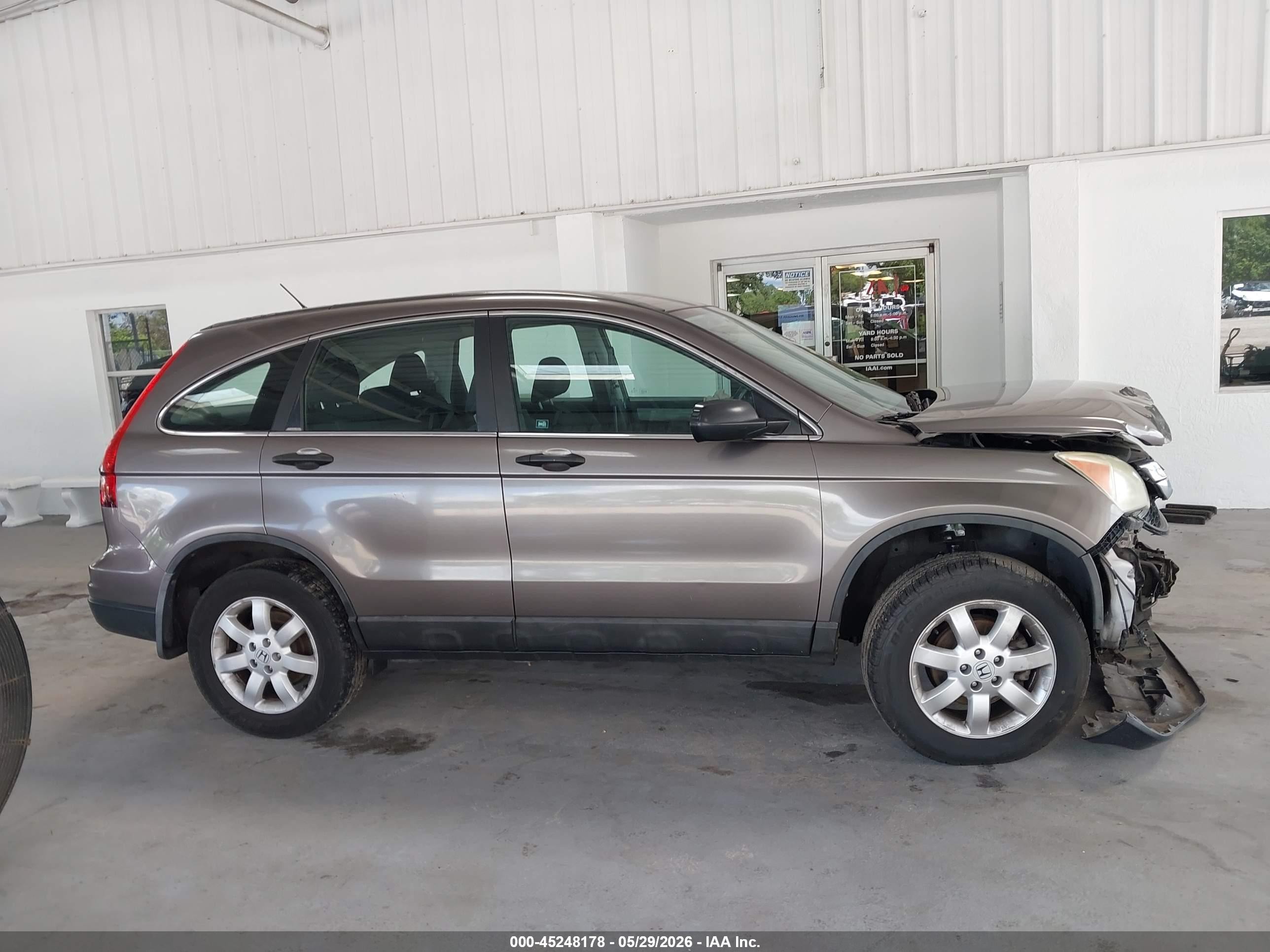 2010 Honda Cr-v Lx Brown vin: 5J6RE3H3XAL010358