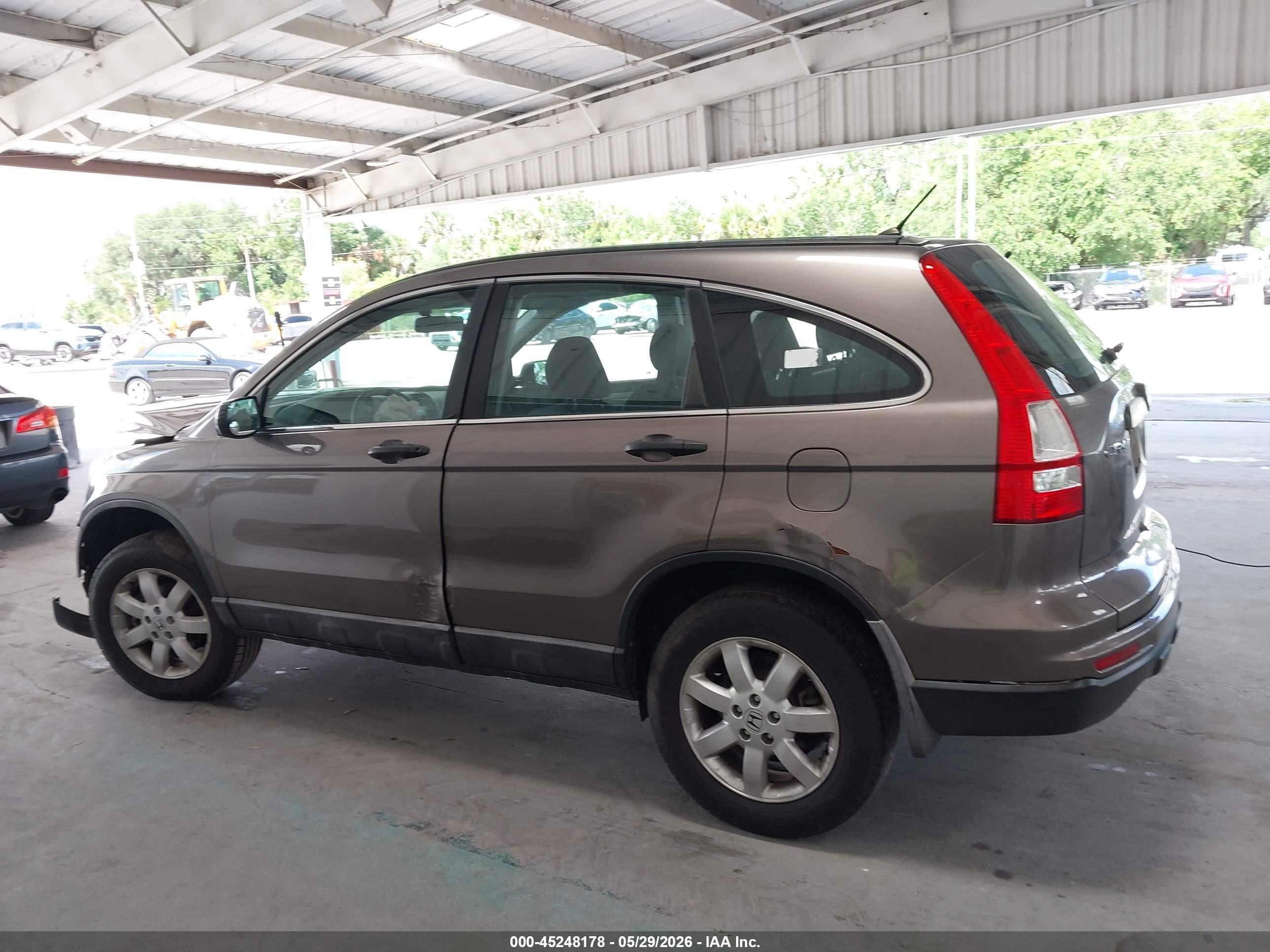 2010 Honda Cr-v Lx Brown vin: 5J6RE3H3XAL010358