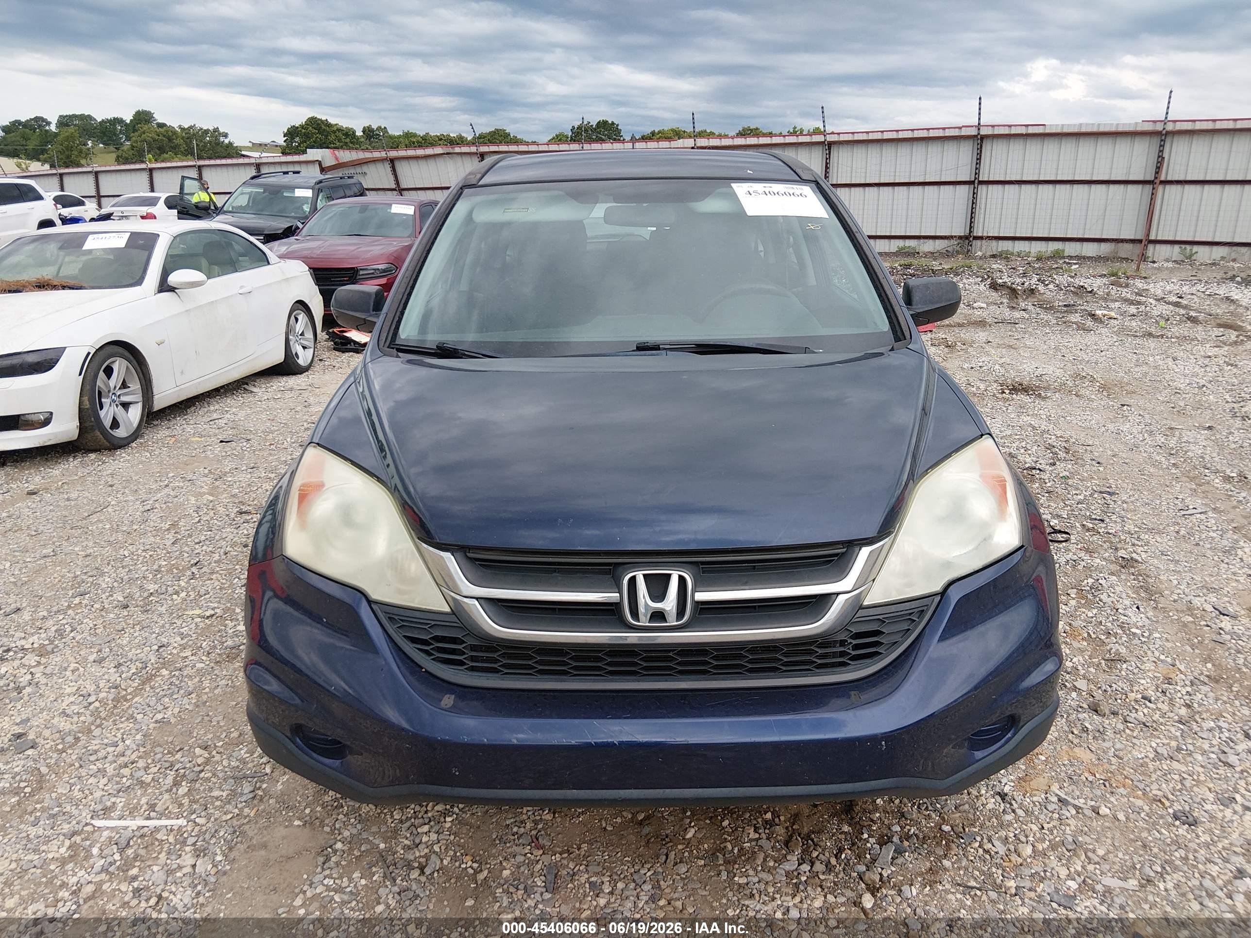 2010 Honda Cr-v Lx Dark Blue vin: 5J6RE3H3XAL017262