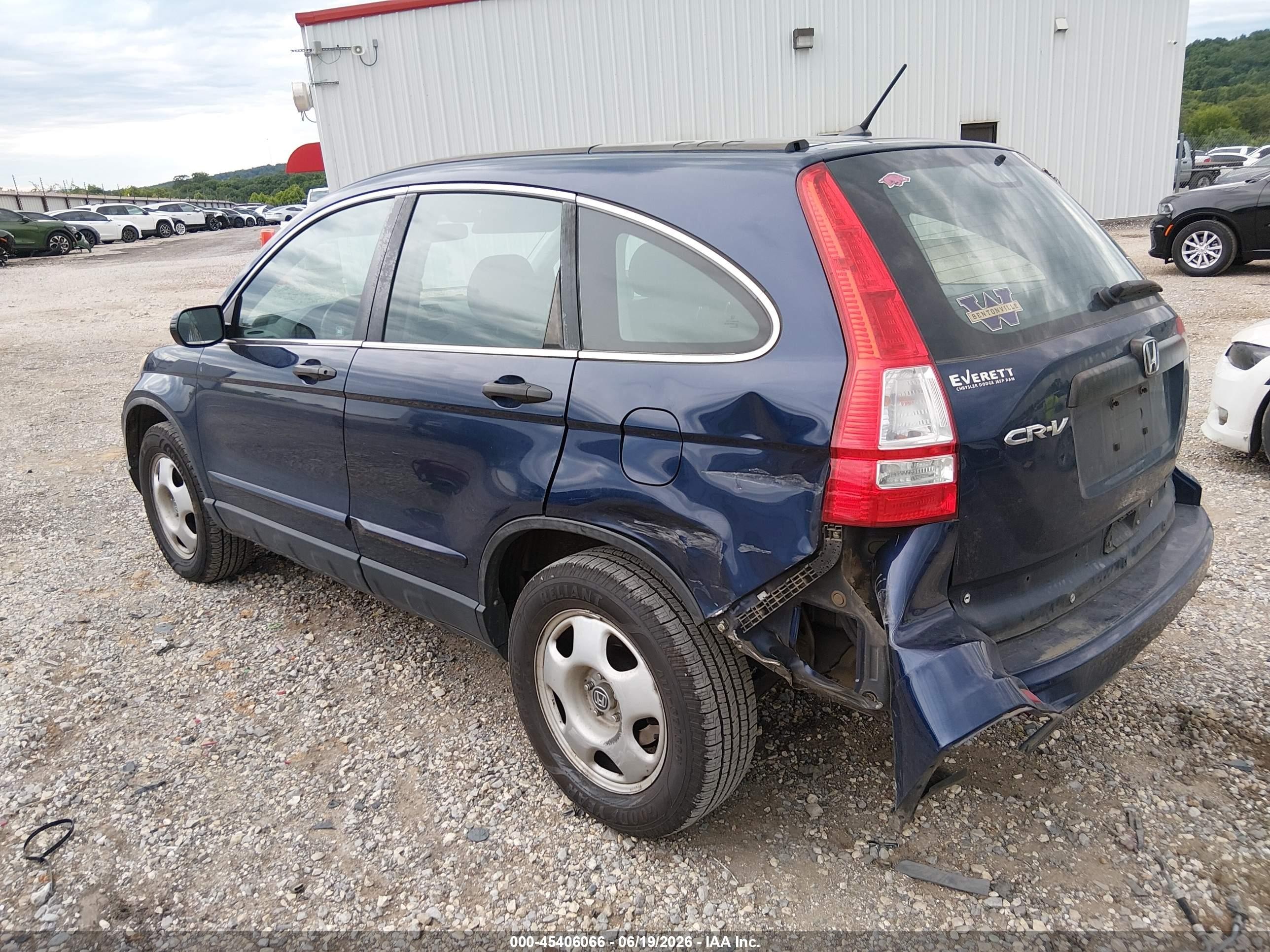 2010 Honda Cr-v Lx Dark Blue vin: 5J6RE3H3XAL017262