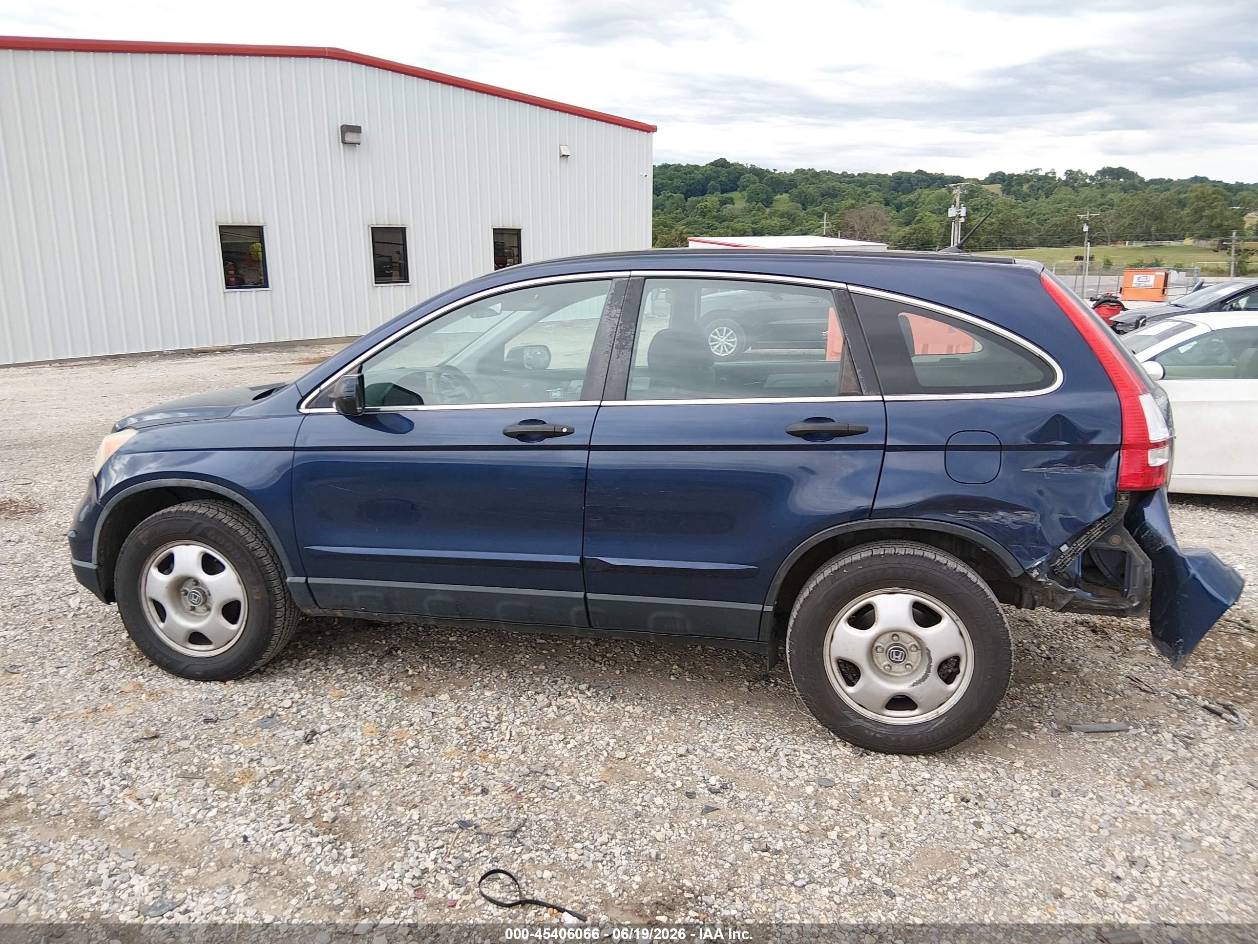 2010 Honda Cr-v Lx Dark Blue vin: 5J6RE3H3XAL017262