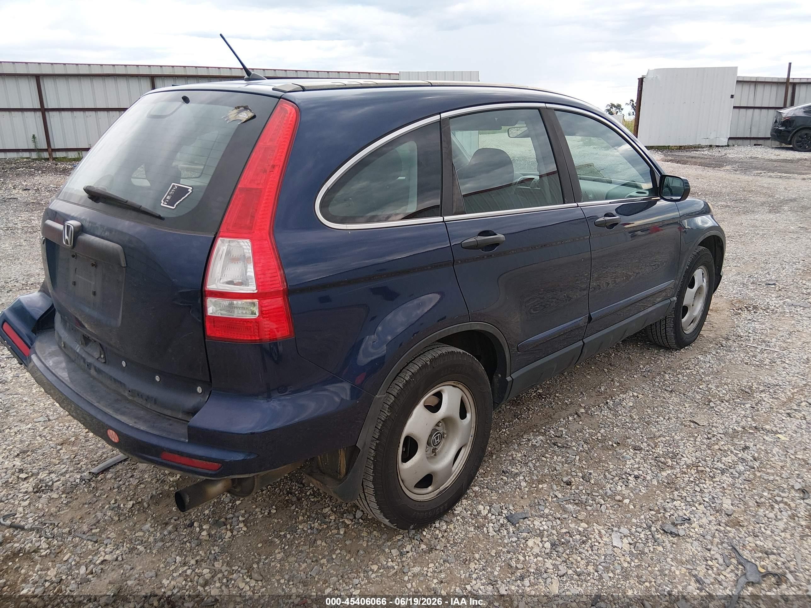 2010 Honda Cr-v Lx Dark Blue vin: 5J6RE3H3XAL017262