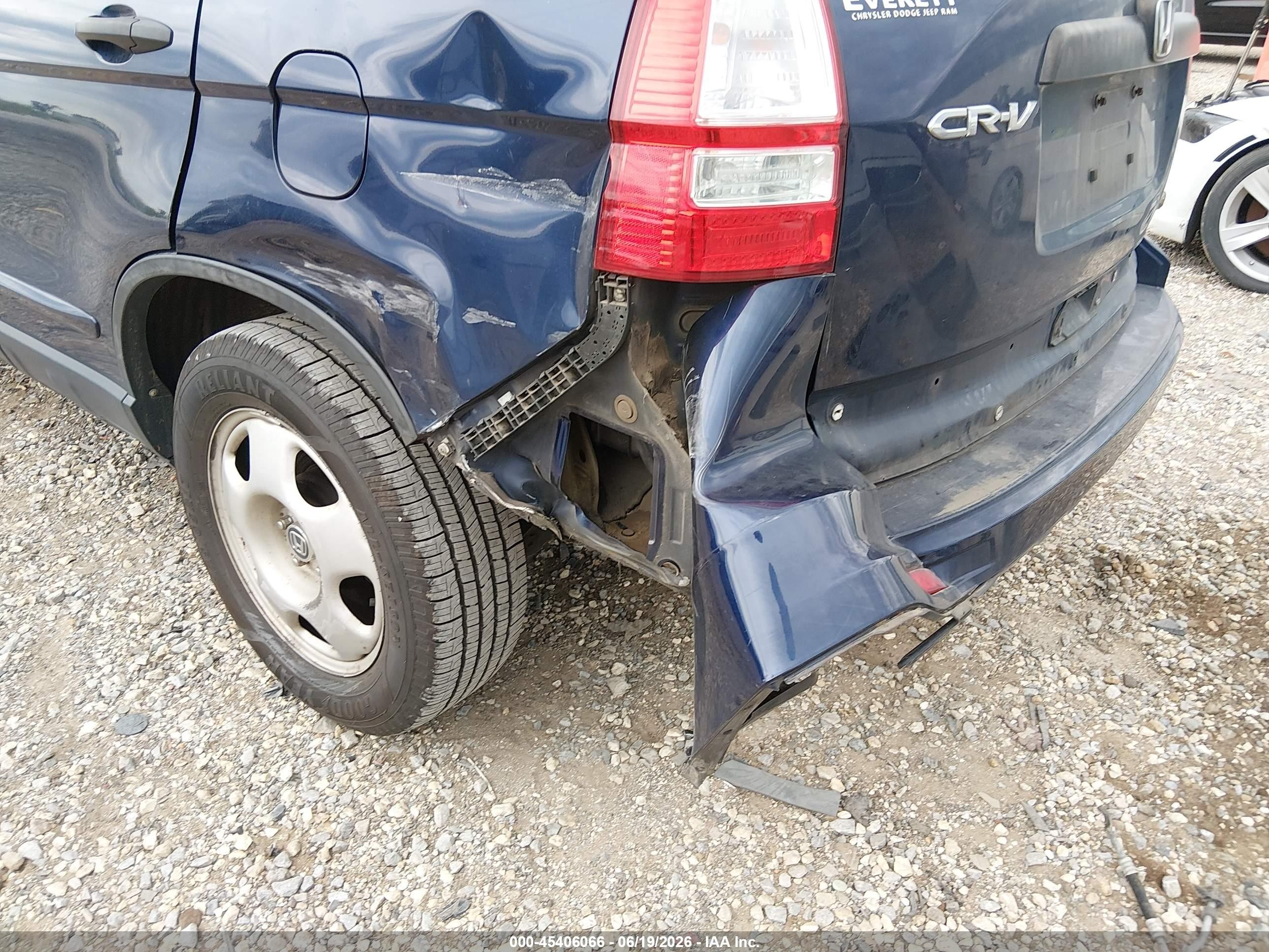 2010 Honda Cr-v Lx Dark Blue vin: 5J6RE3H3XAL017262