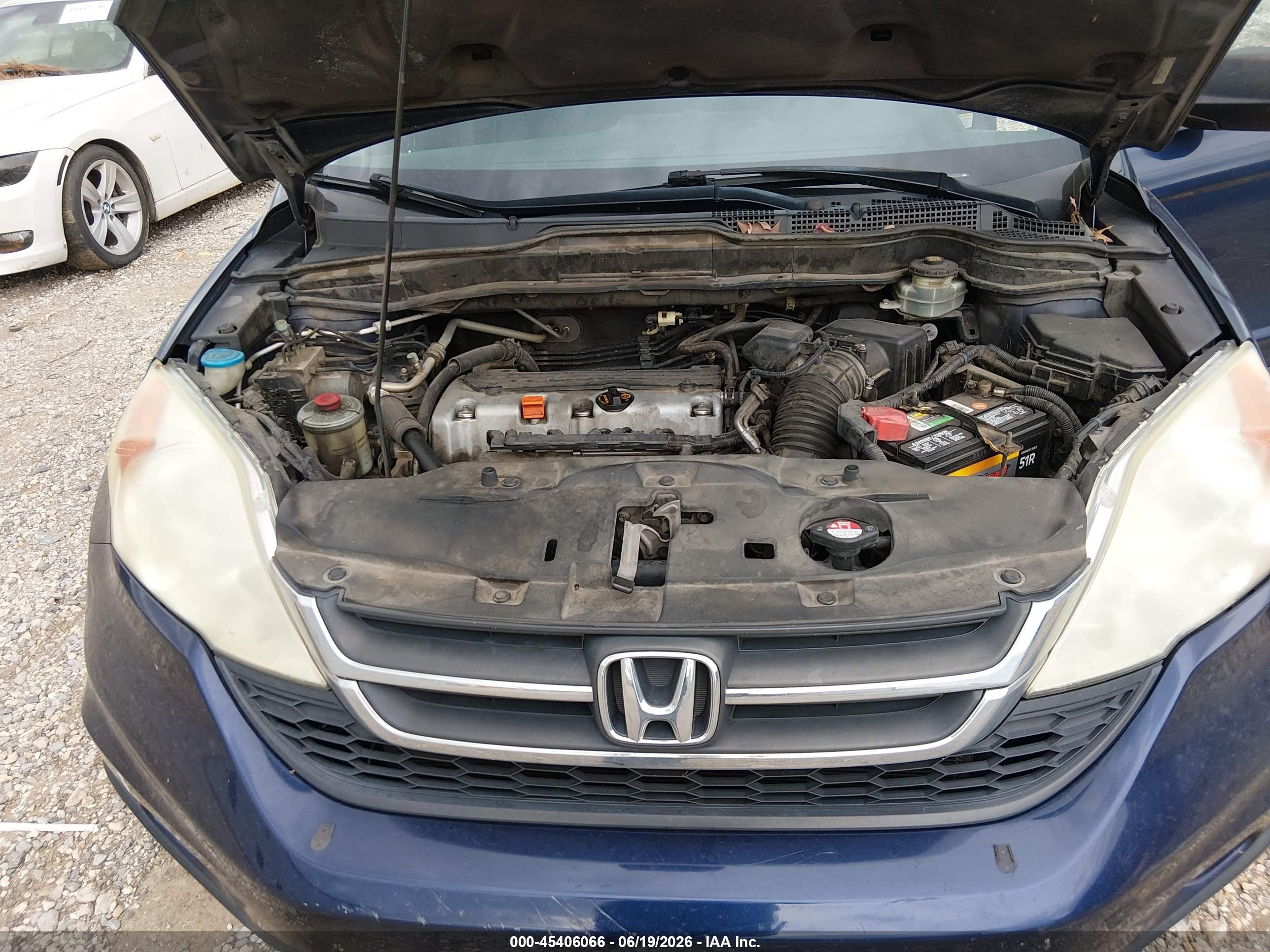 2010 Honda Cr-v Lx Dark Blue vin: 5J6RE3H3XAL017262