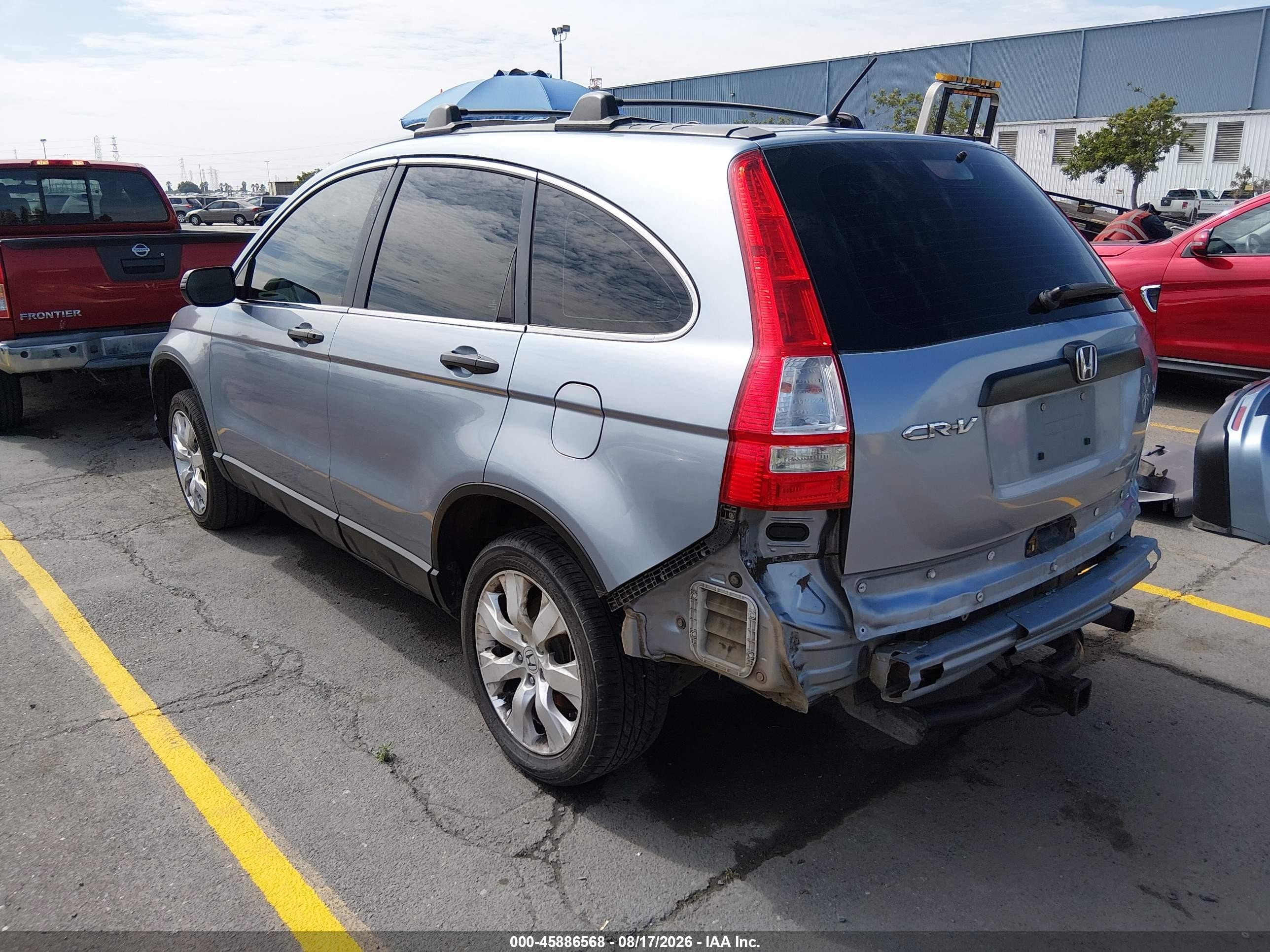 2010 Honda Cr-v Lx Blue vin: 5J6RE3H3XAL026611
