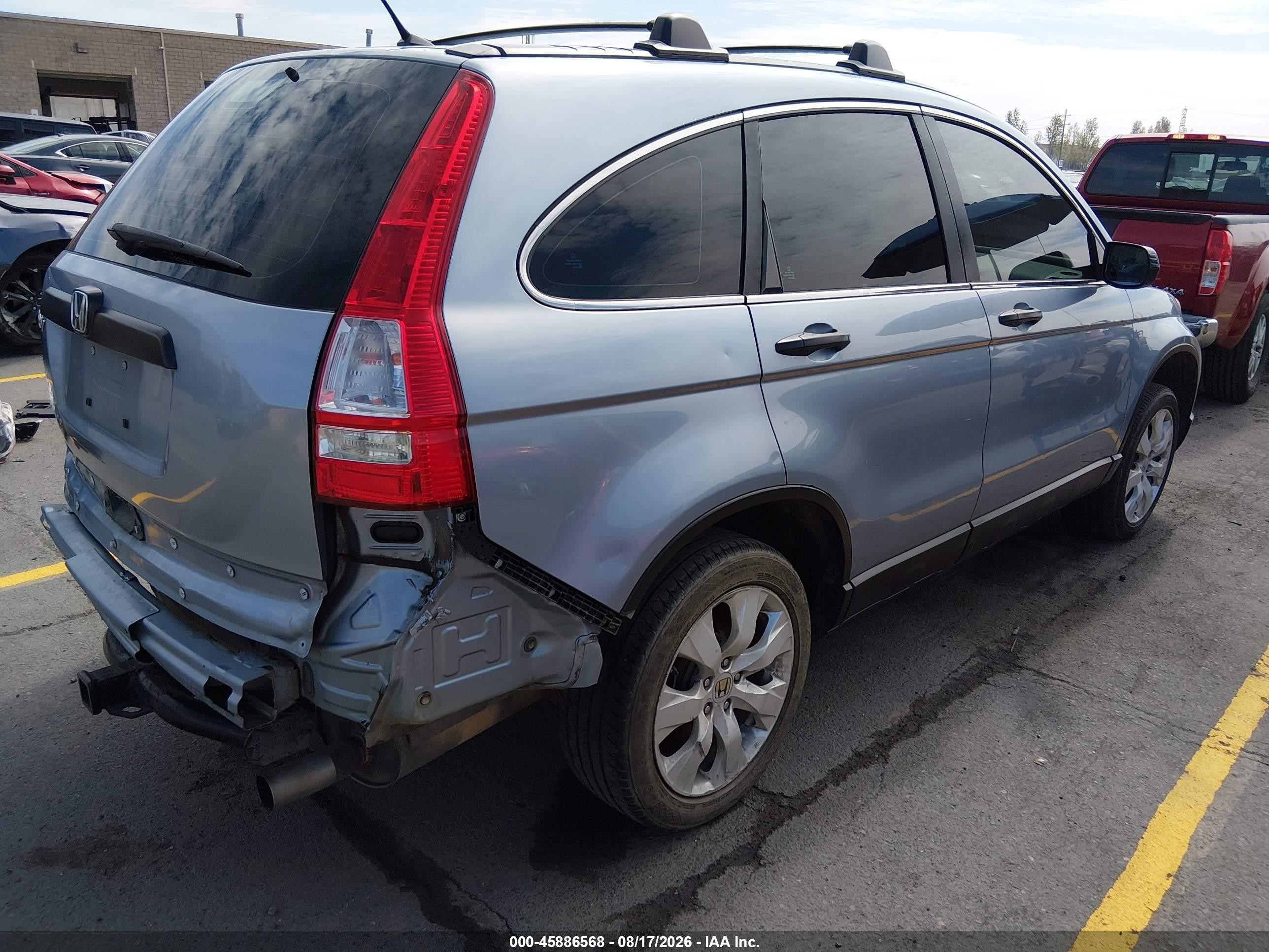 2010 Honda Cr-v Lx Blue vin: 5J6RE3H3XAL026611