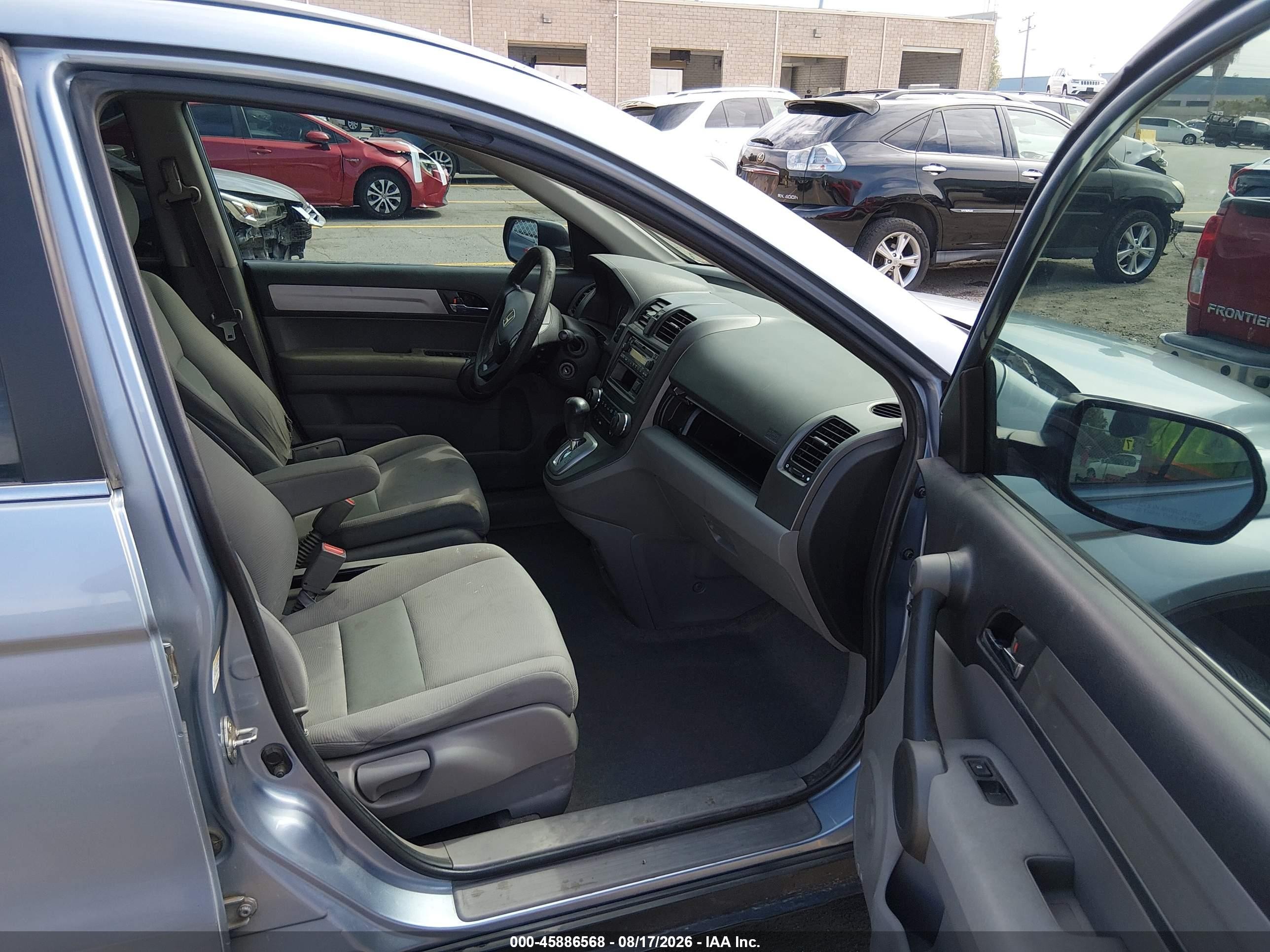 2010 Honda Cr-v Lx Blue vin: 5J6RE3H3XAL026611