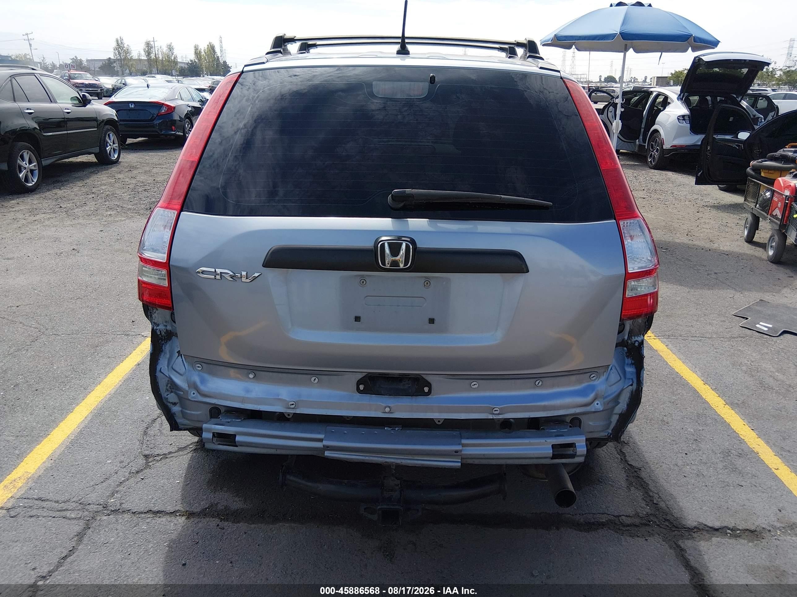 2010 Honda Cr-v Lx Blue vin: 5J6RE3H3XAL026611