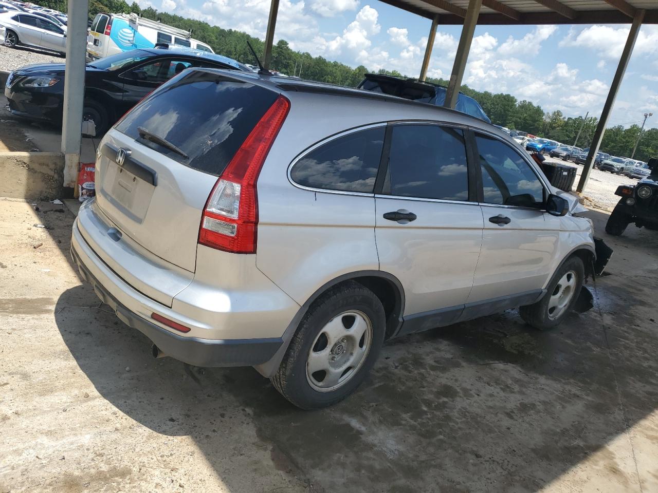 2010 Honda Cr-v Lx Silver vin: 5J6RE3H3XAL045160