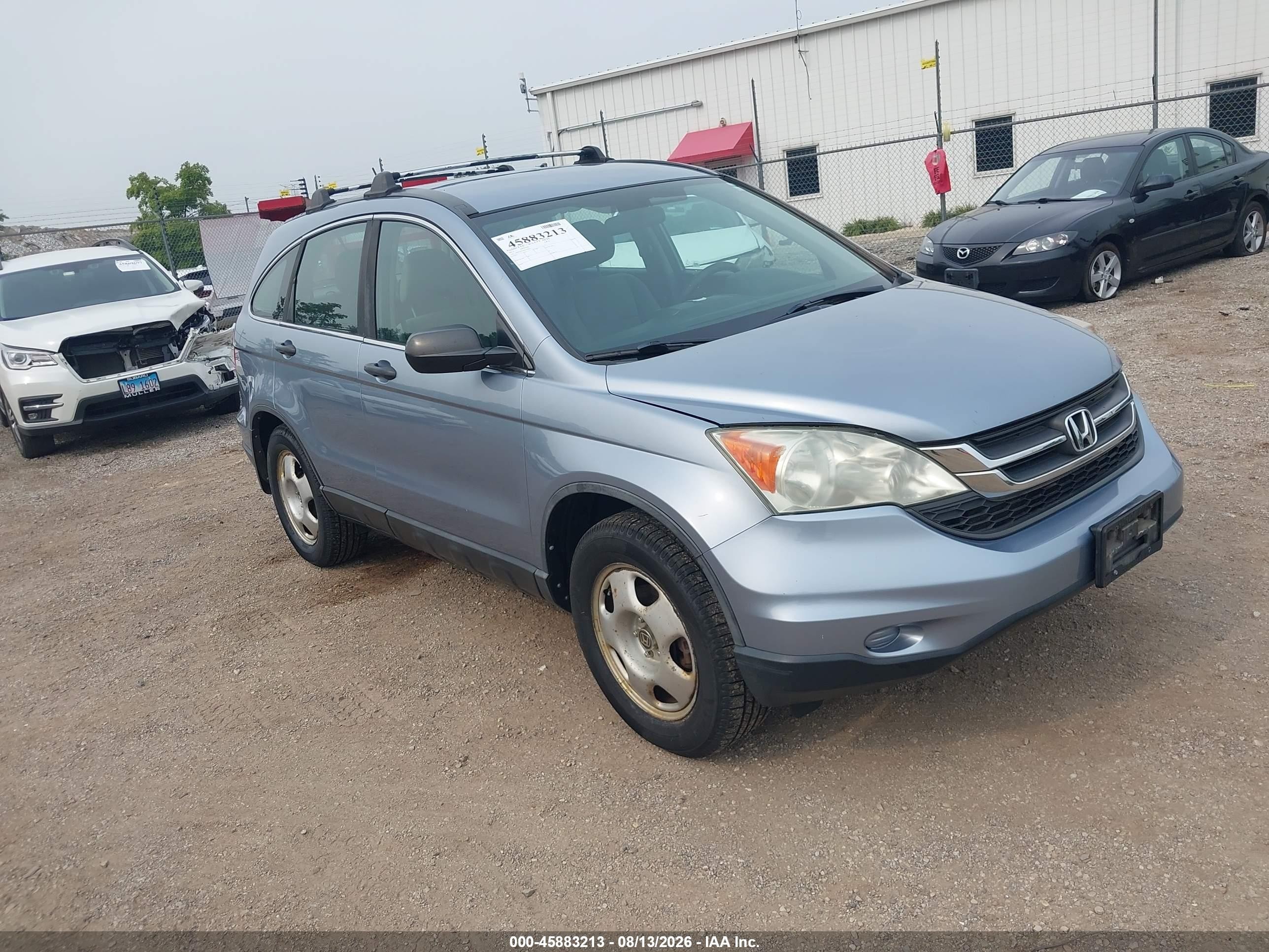 2011 Honda Cr-v Lx Blue vin: 5J6RE3H3XBL010216