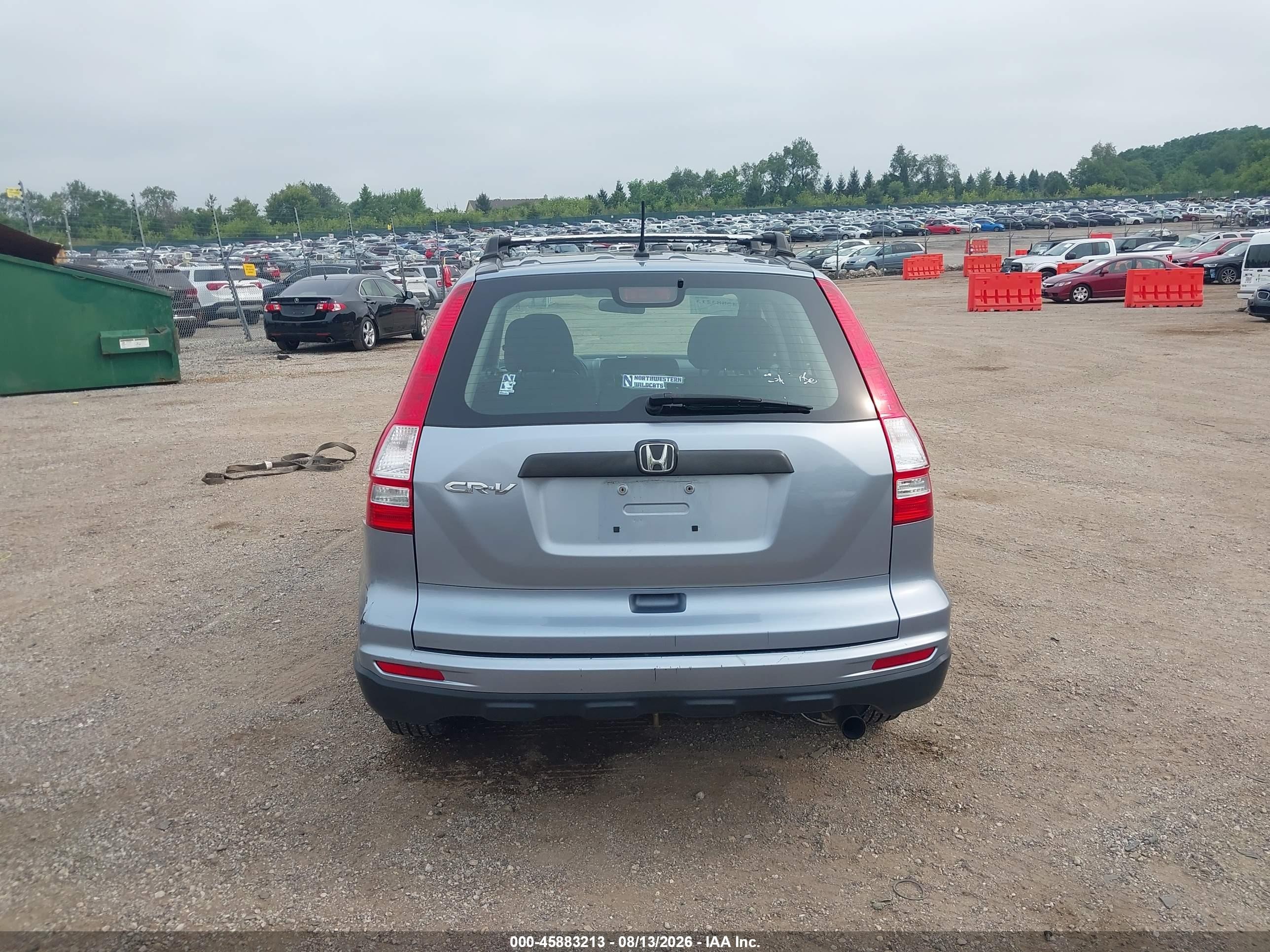 2011 Honda Cr-v Lx Blue vin: 5J6RE3H3XBL010216