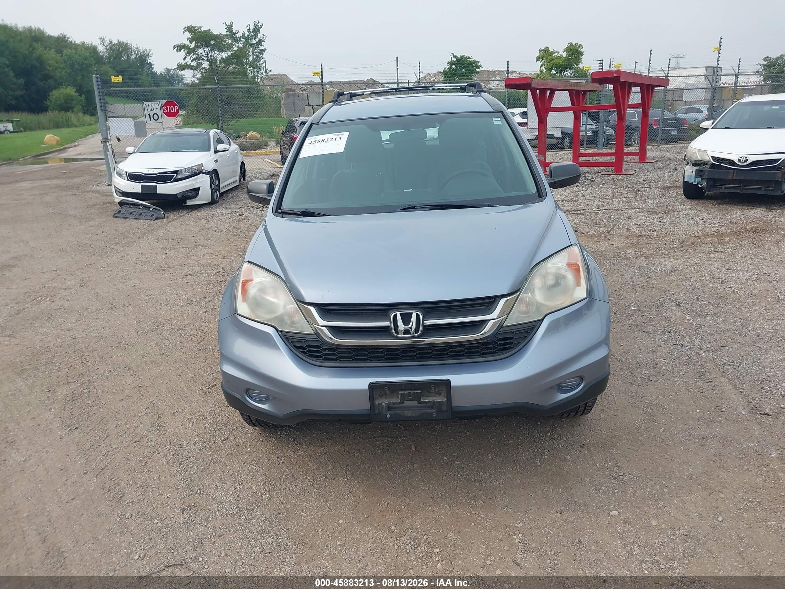 2011 Honda Cr-v Lx Blue vin: 5J6RE3H3XBL010216