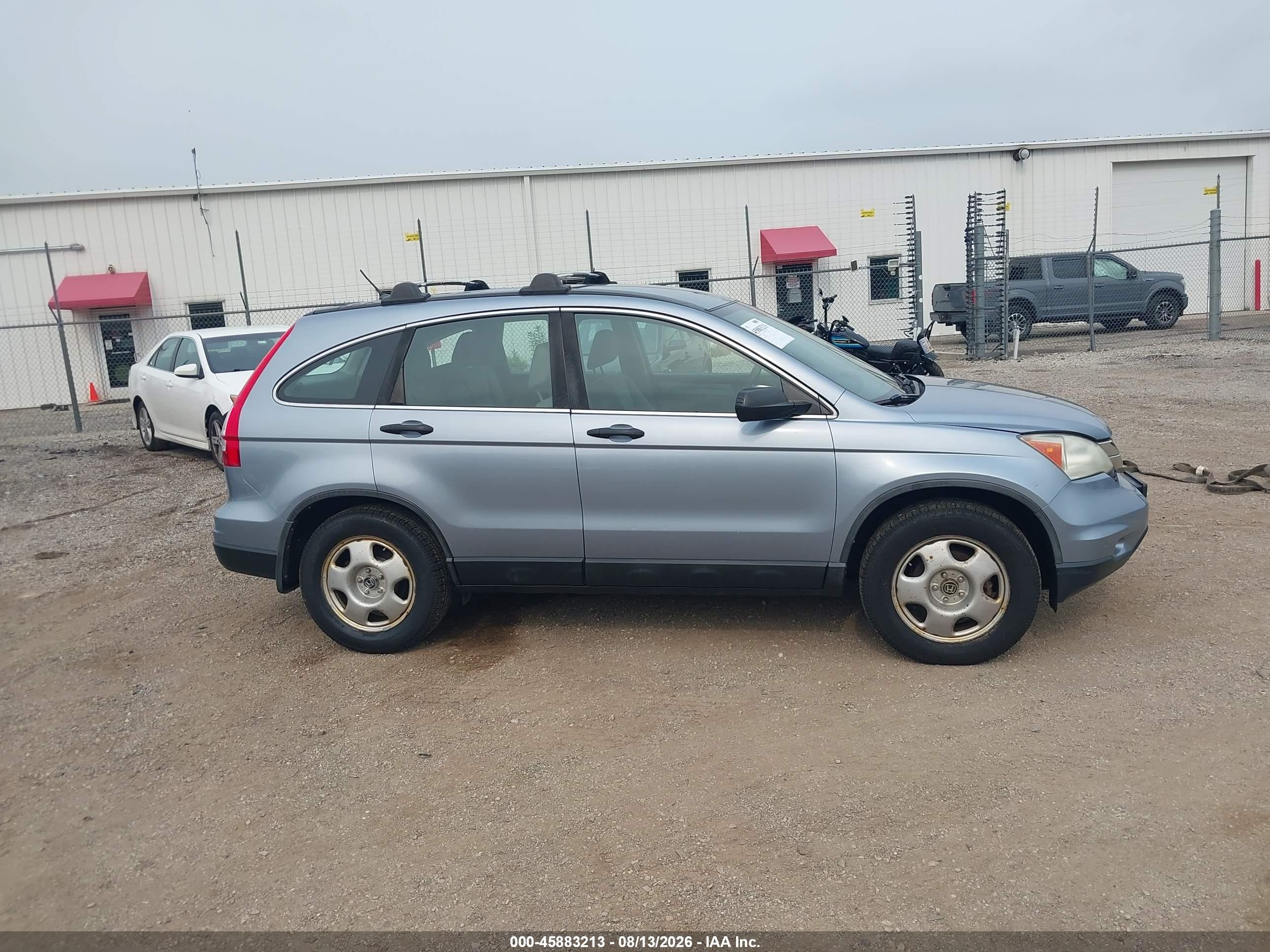 2011 Honda Cr-v Lx Blue vin: 5J6RE3H3XBL010216