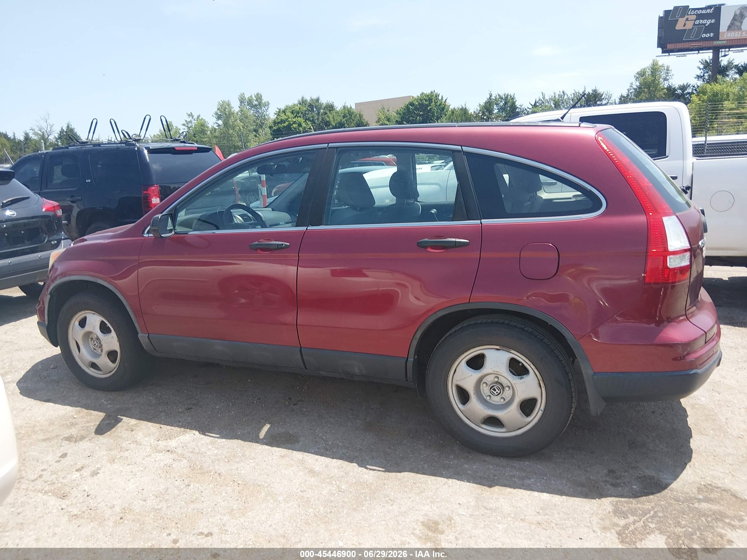 2011 Honda Cr-v Lx Red vin: 5J6RE3H3XBL030045