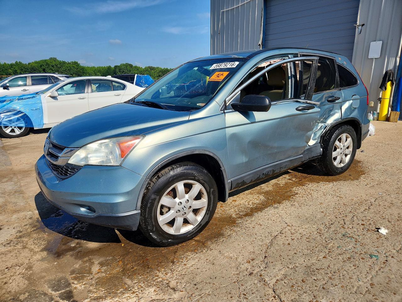 2011 Honda Cr-v Se Turquoise vin: 5J6RE3H42BL058544